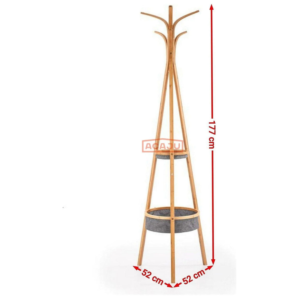 Cuier pom W63, stejar auriu, lemn, 52x177 cm