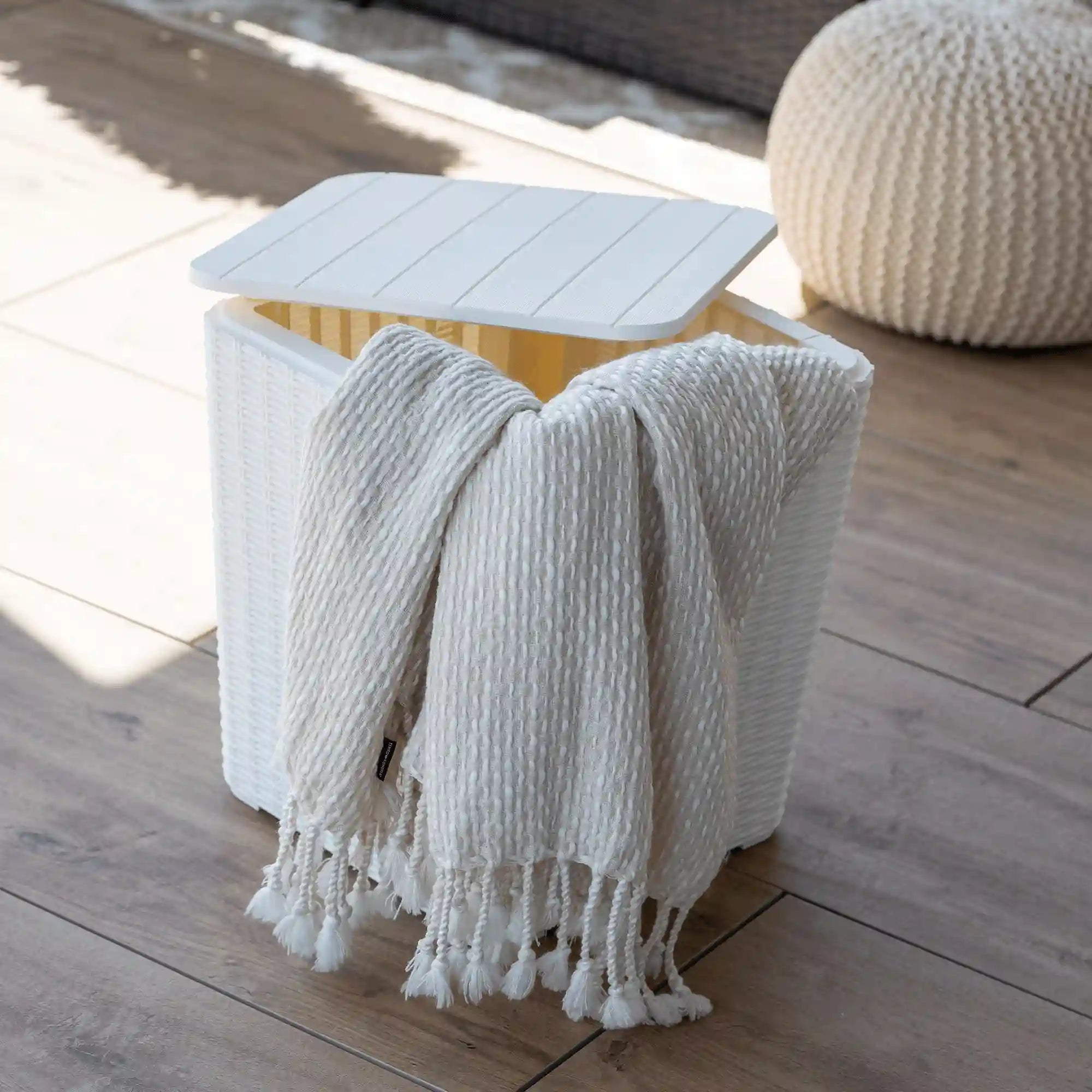 Cutie de depozitare UGUR, plastic/alb, 39x39x42 cm