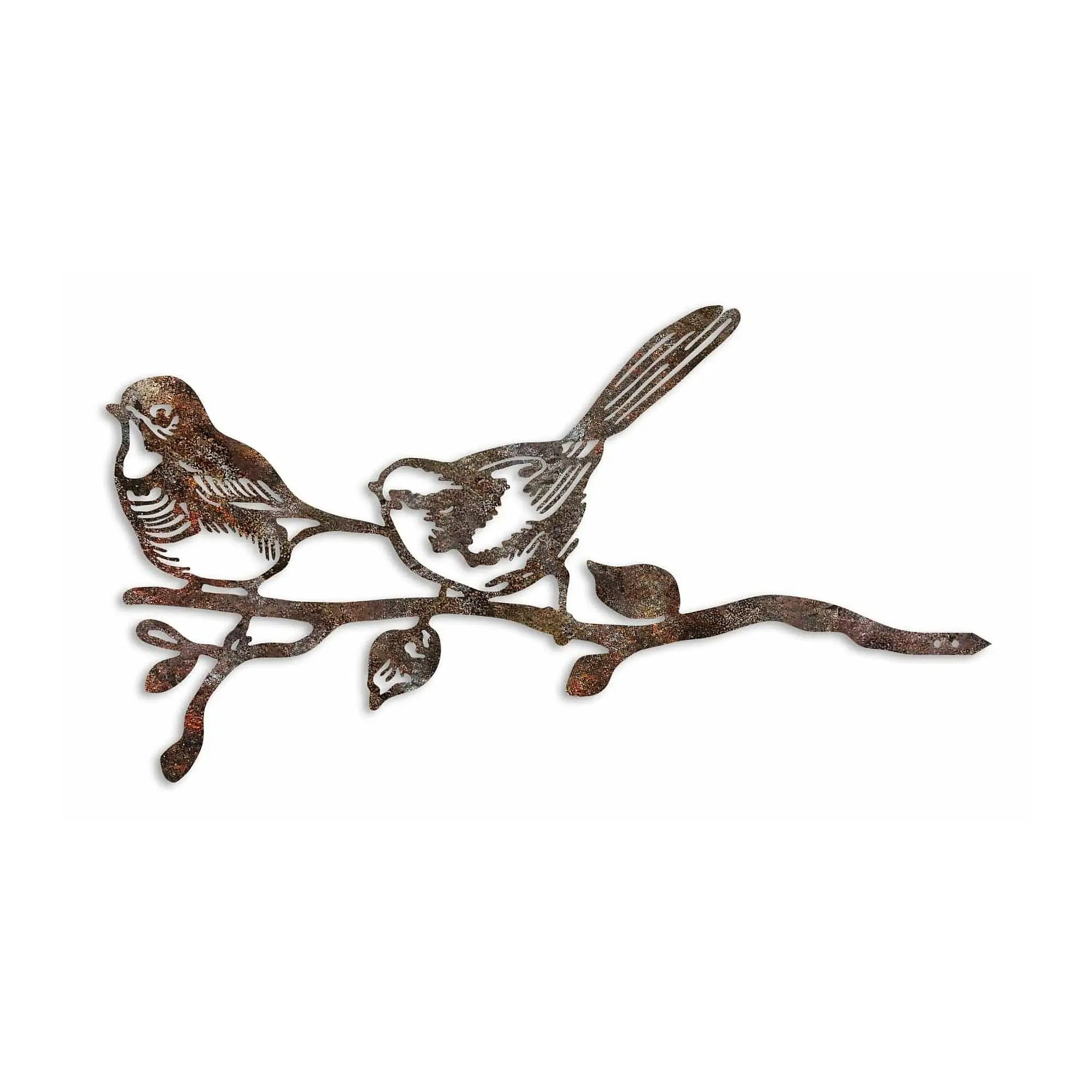 Decoratiune gradina 565TNL1312, maro, metal, 50x26 cm