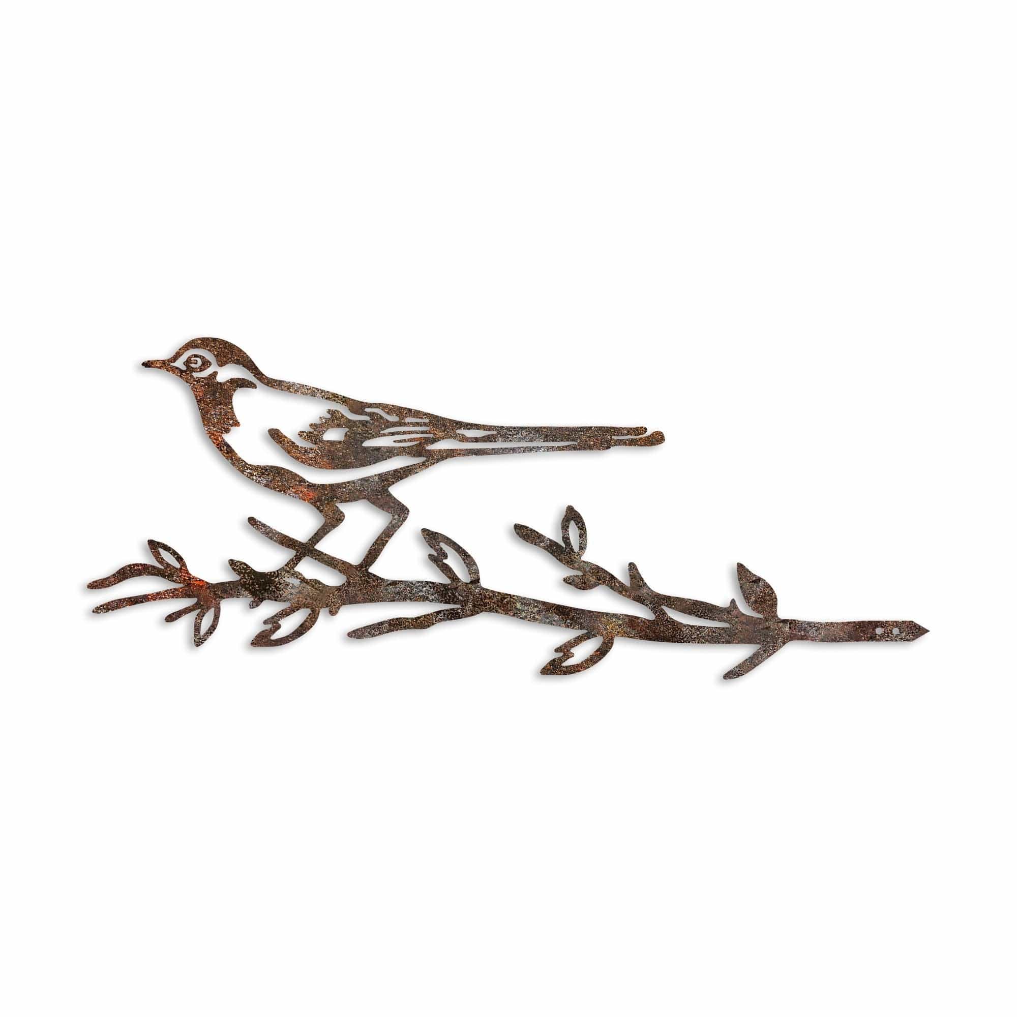 Decoratiune gradina 565TNL1313, maro, metal, 50x20 cm