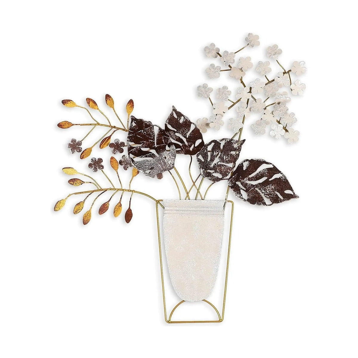Decoratiune perete 891TNL2316, multicolor, metal, 47x55 cm
