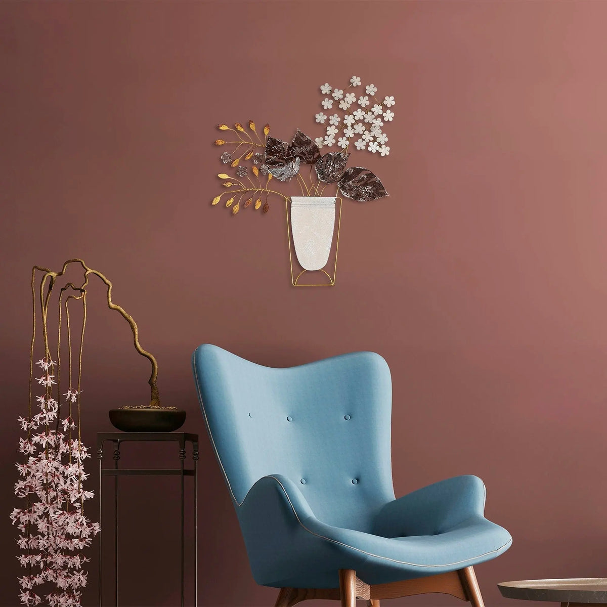 Decoratiune perete 891TNL2316, multicolor, metal, 47x55 cm