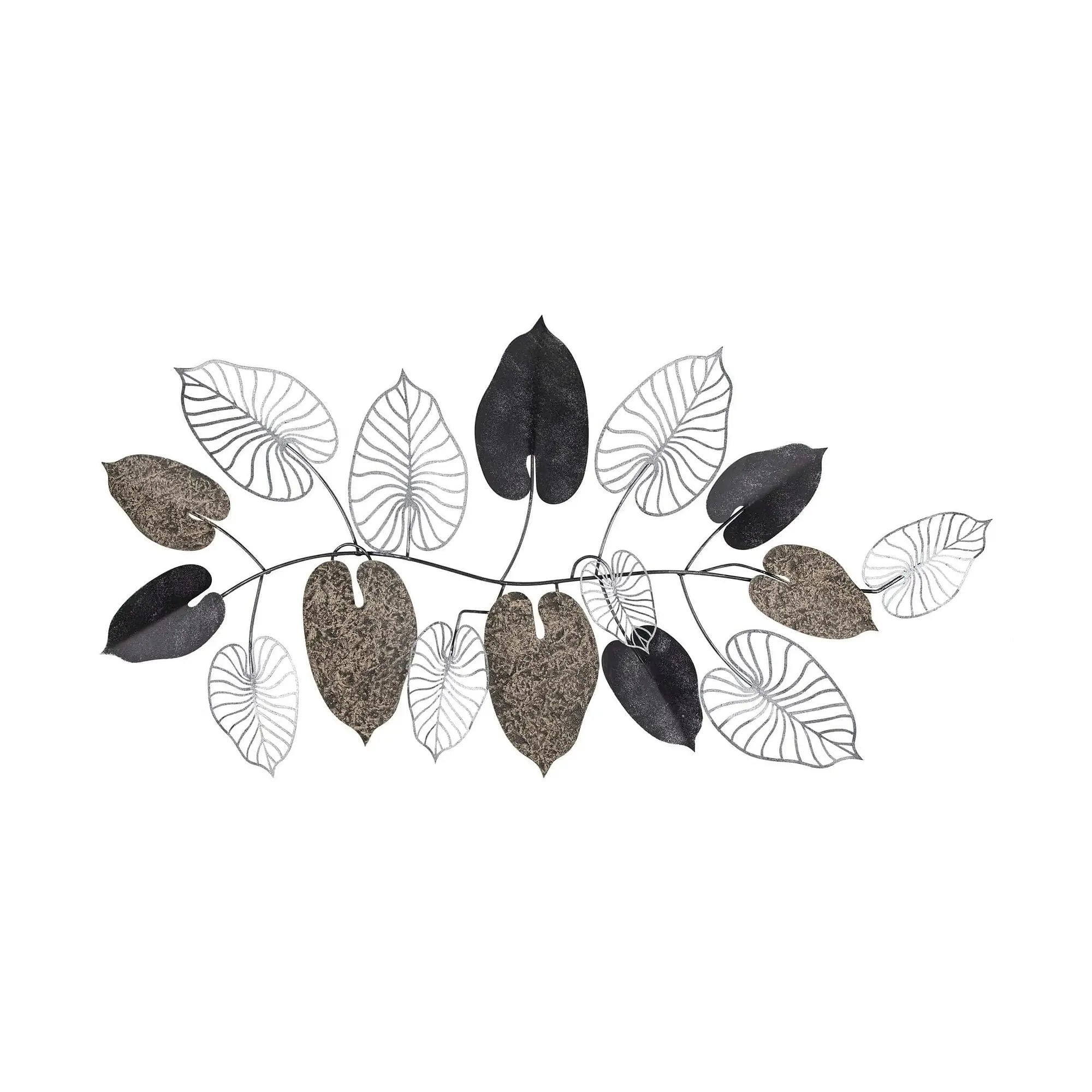 Decoratiune perete FURIZE 3, multicolor, metal, 120x4x63 cm