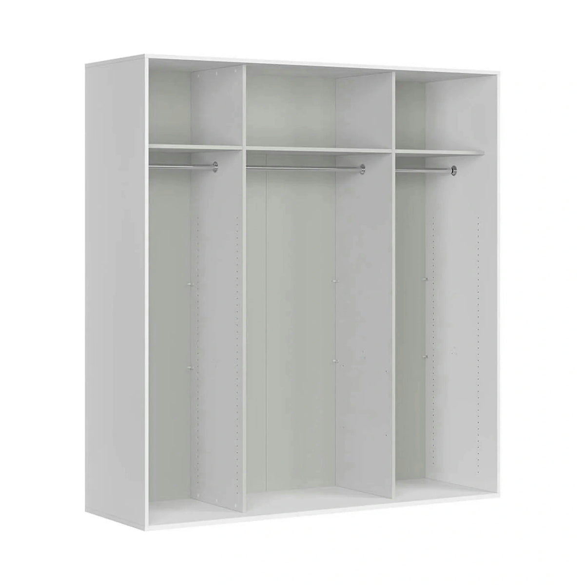 Dressing FLEX, alb, PAL, cu 2 usi, 200x66x218 cm