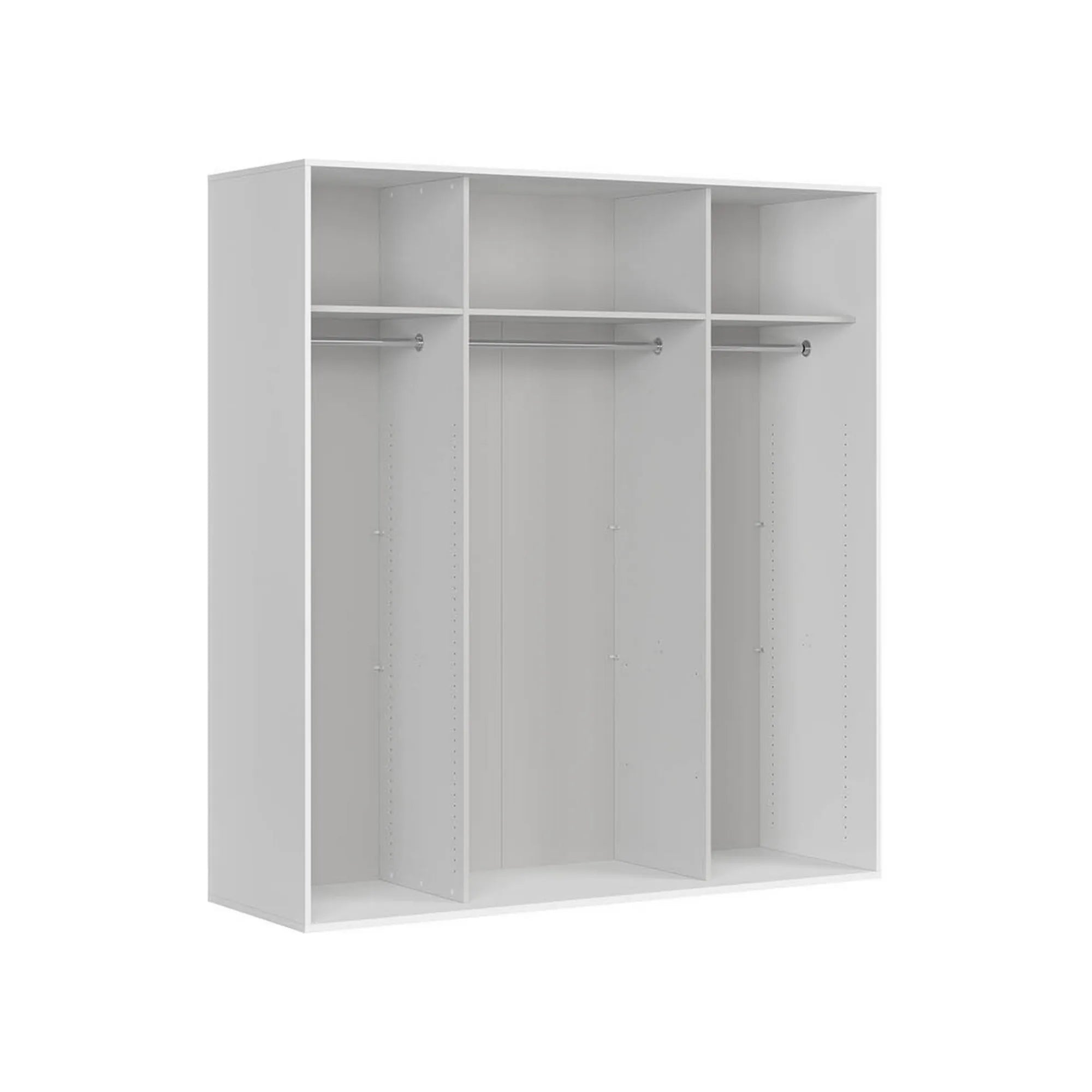 Dressing FLEX, alb, PAL, cu 2 usi, 200x66x218 cm