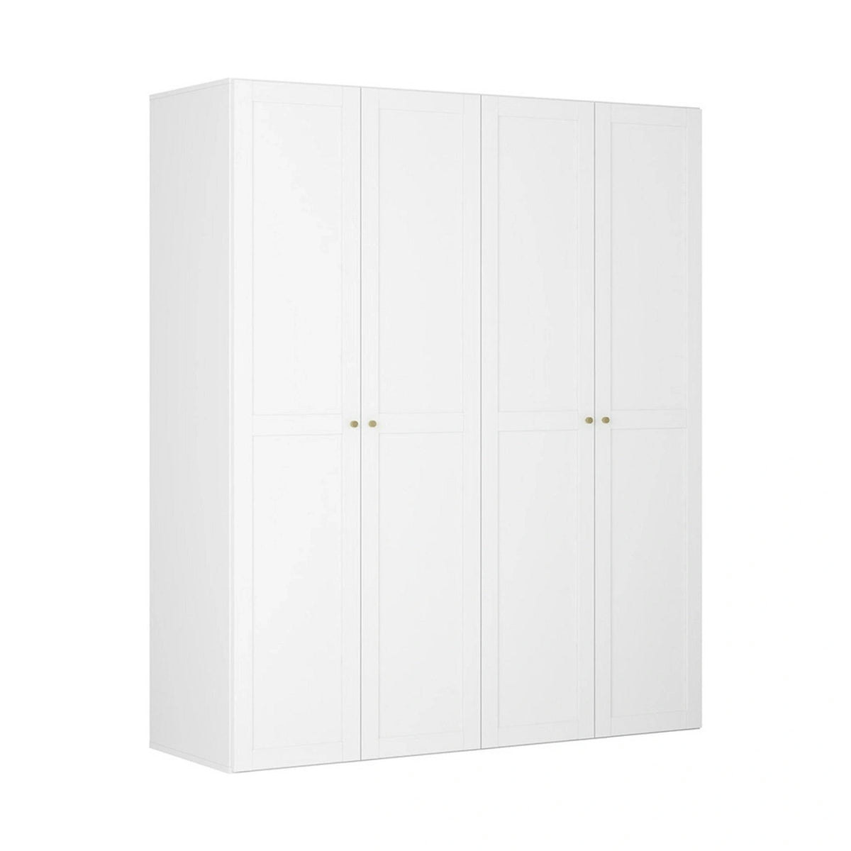 Dressing FLEX, alb, PAL, cu 4 usi, 200x66x240 cm