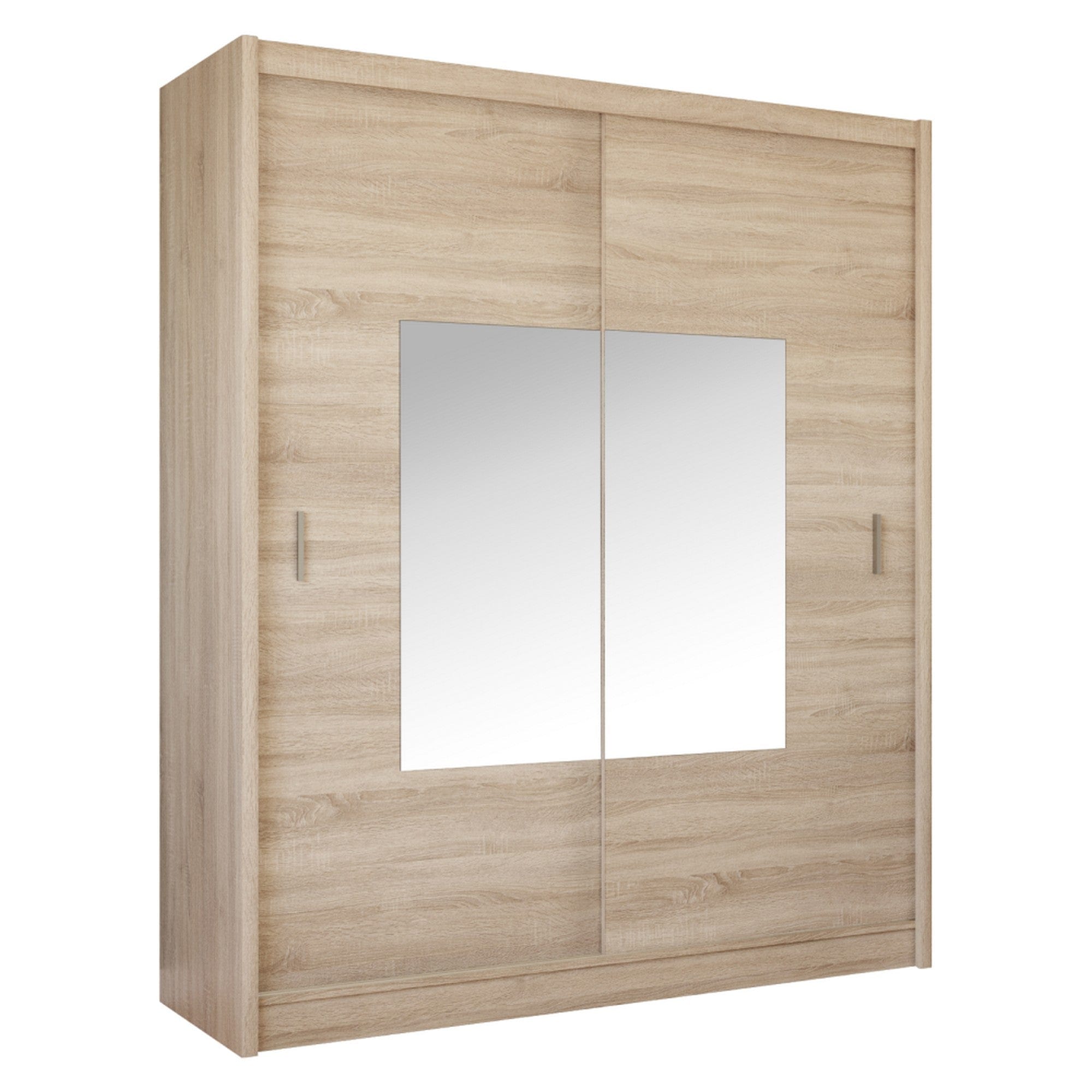 Dressing MADRYT, stejar sonoma, PAL melaminat, cu 2 usi, 203x61x215 cm