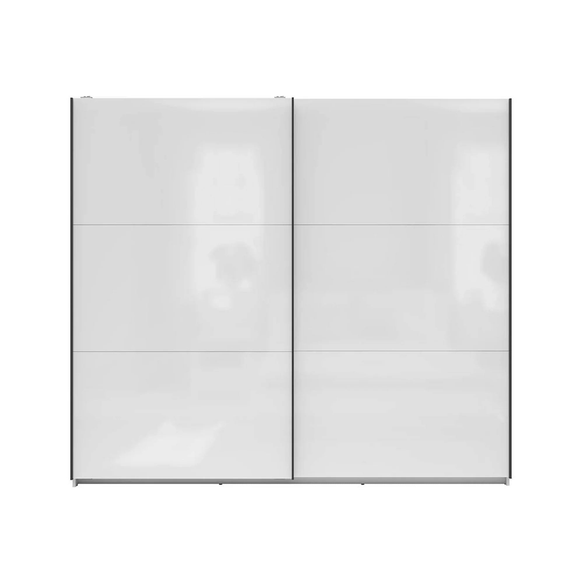 Dressing TETRIX, alb lucios, PAL, cu 2 usi, 220x60x196 cm