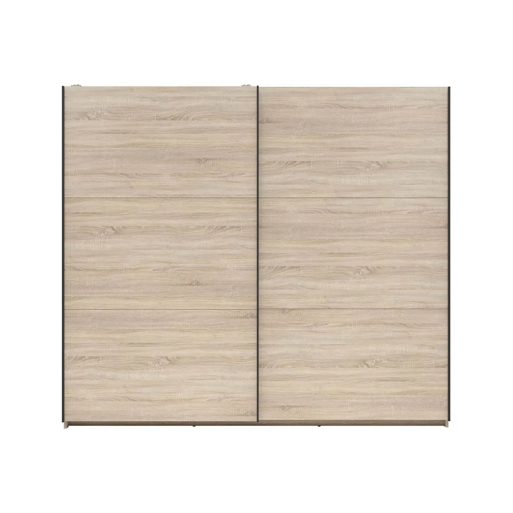 Dressing TETRIX, stejar sonoma, PAL, cu 2 usi, 220x60x196 cm