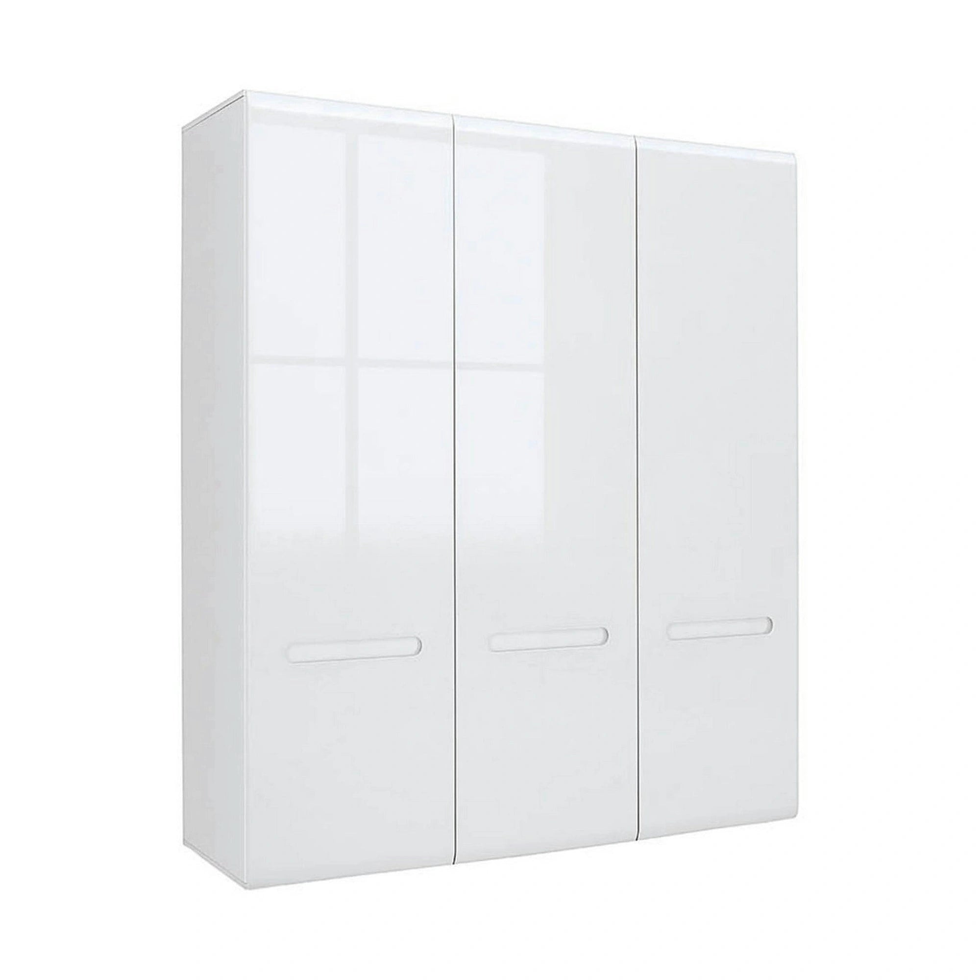 Dulap AZTECA TRIO, alb, cu 3 usi, 180x57x210 cm