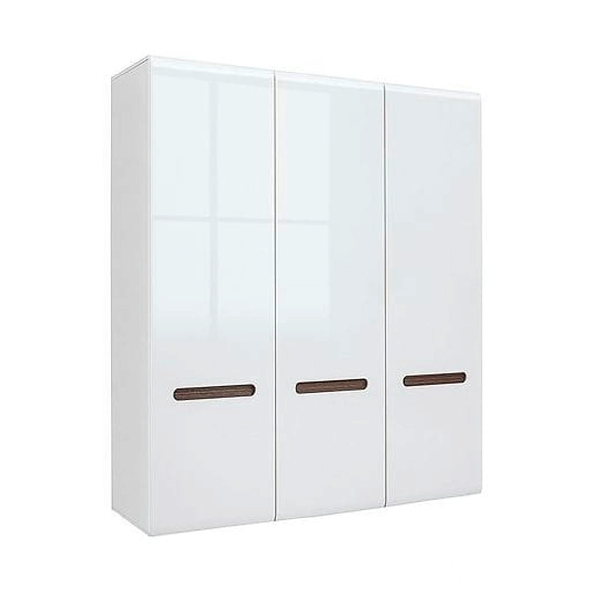 Dulap AZTECA TRIO, alb, cu 3 usi, 180x57x210 cm
