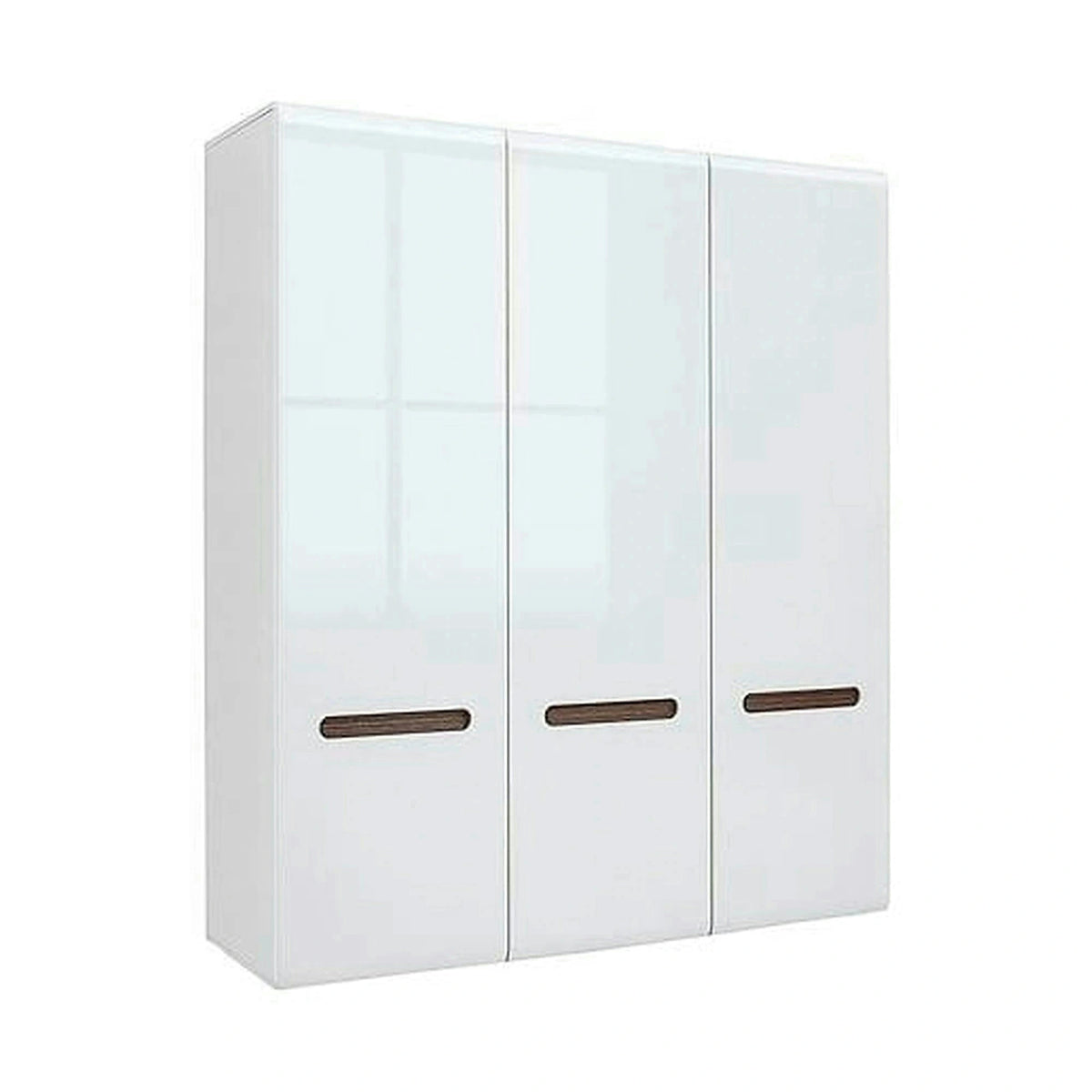 Dulap AZTECA TRIO, alb, cu 3 usi, 180x57x210 cm
