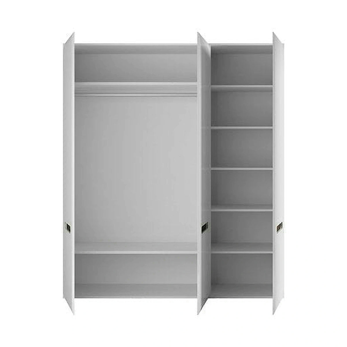 Dulap AZTECA TRIO, alb, cu 3 usi, 180x57x210 cm