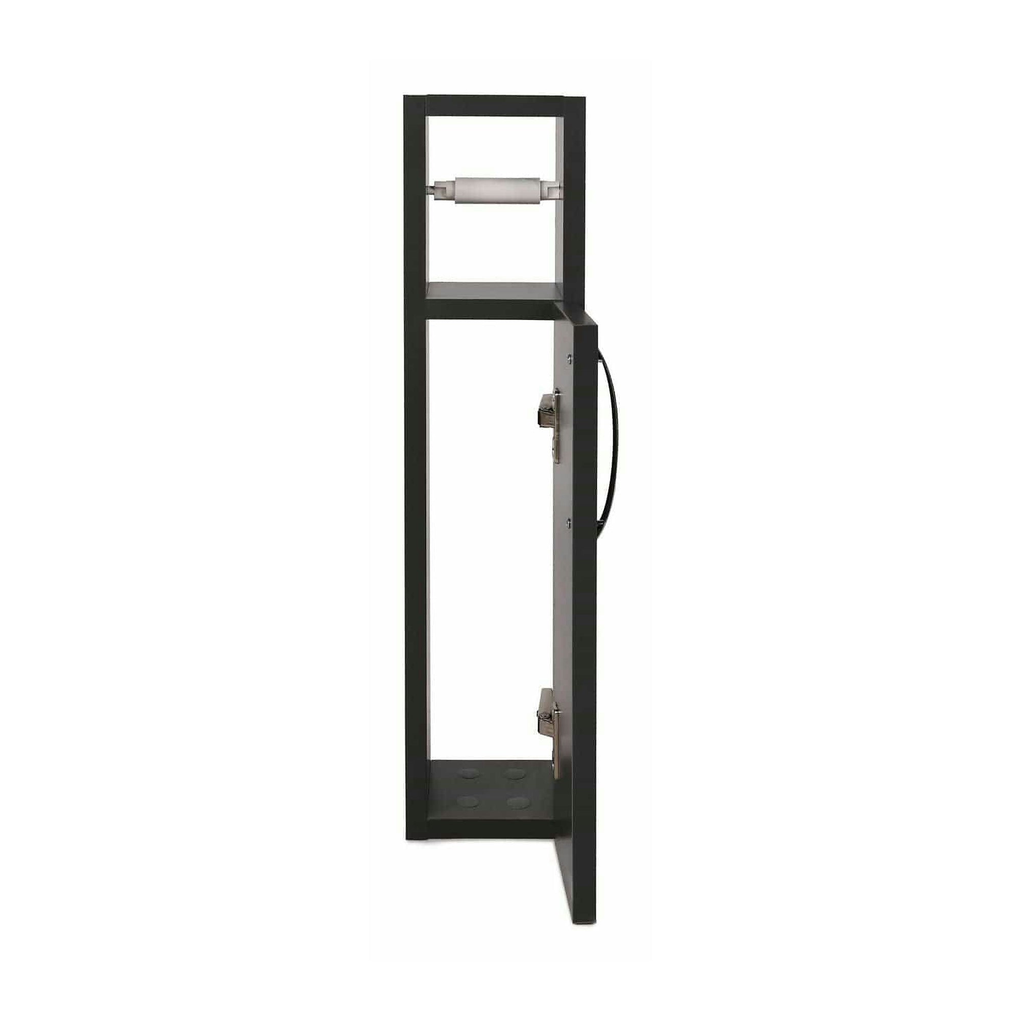 Dulap baie STAR, gri antracit, PAL, cu o usa, 15x12x65 cm