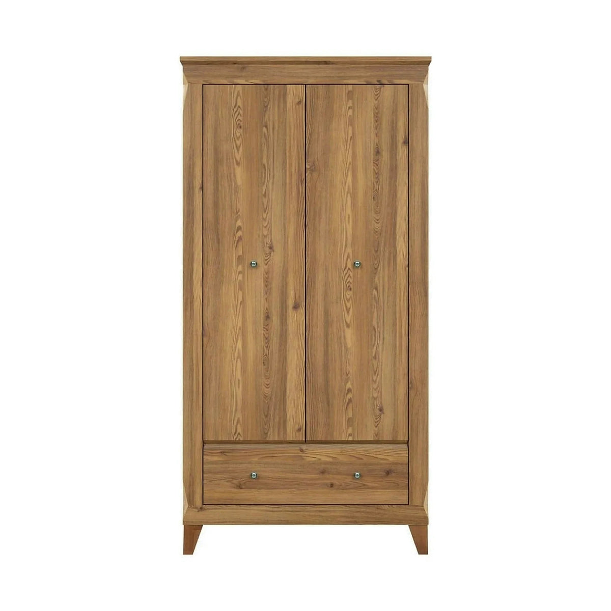 Dulap BERGEN, stejar zada Sibiu, PAL, cu 2 usi si un sertar, 102x63x202 cm