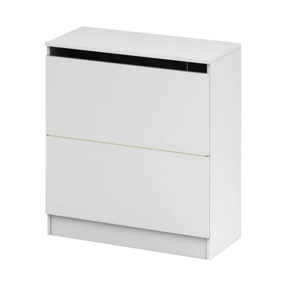 Dulap BETTY 2 BE-02-040, alb, DTD laminat, cu 2 usi, 85x39x93 cm