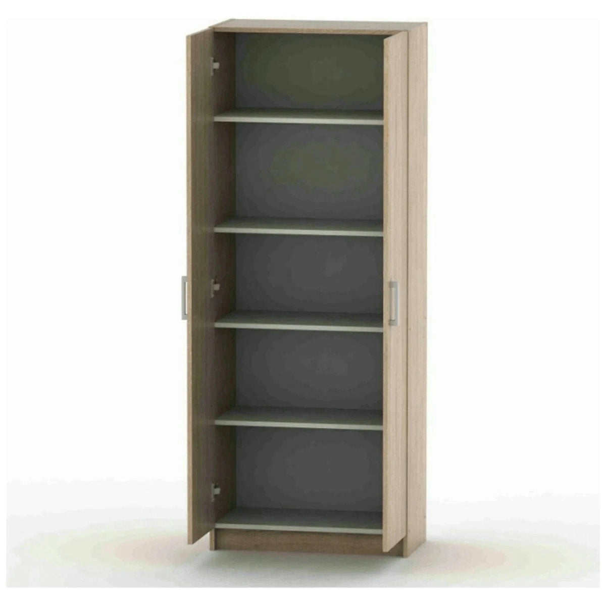 Dulap BETTY 7 BE07-004-00, stejar sonoma, DTD laminat, cu 2 usi, 70x37x183 cm