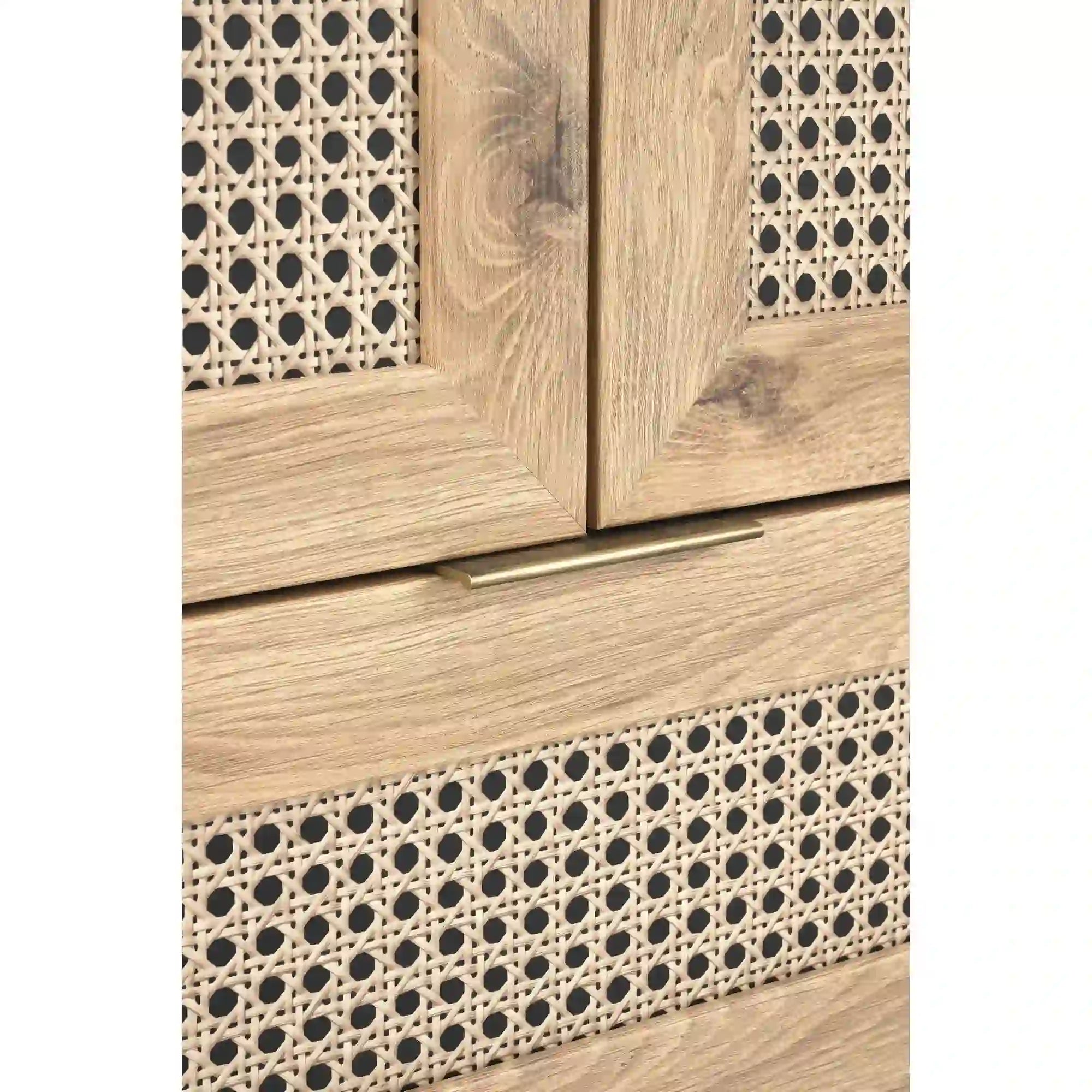 Dulap BORNEO, stejar artisan, cu 2 usi si un sertar, 80x57x200 cm