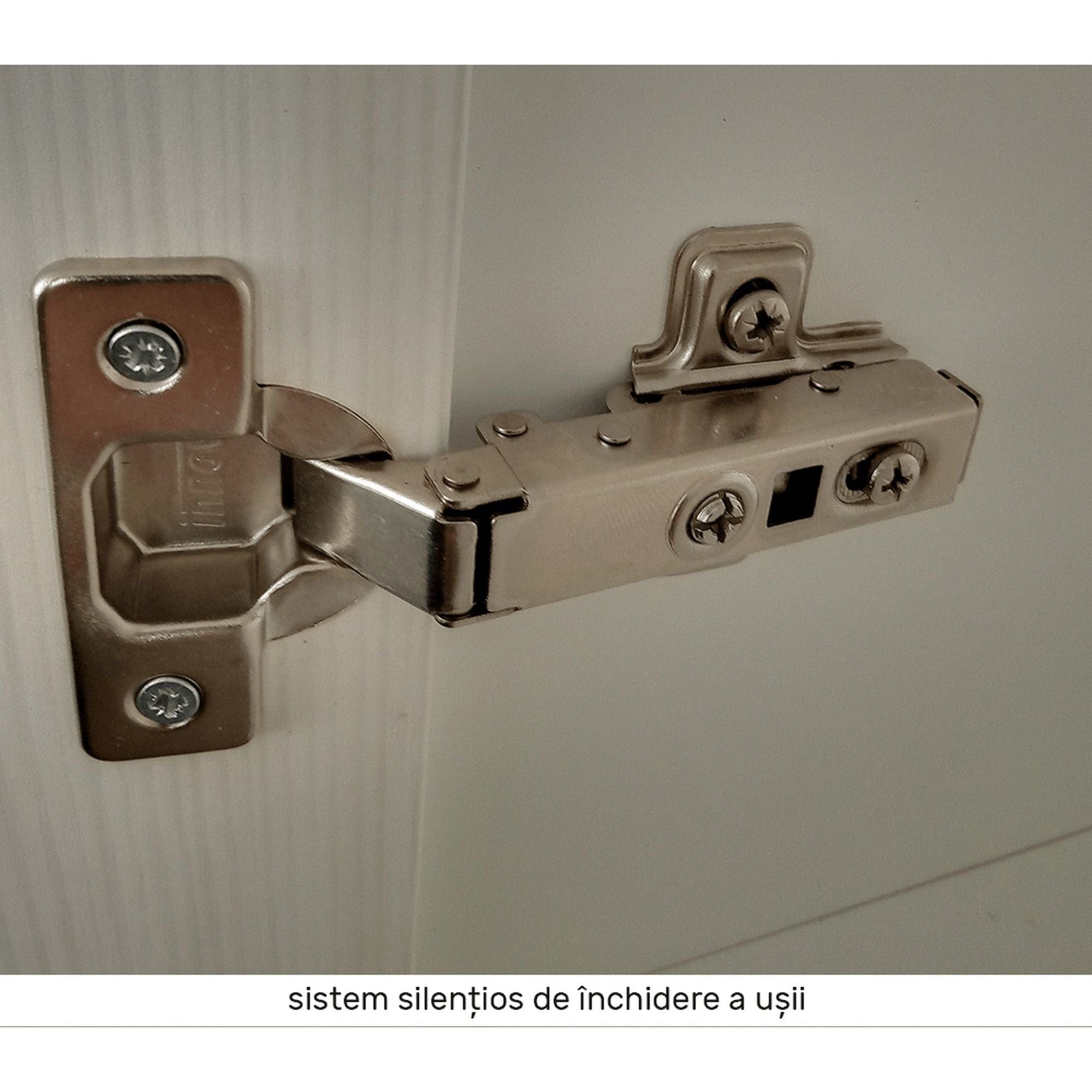 Dulap bucatarie PROVENCE D60P, alb, DTD laminat, 60x58x212 cm