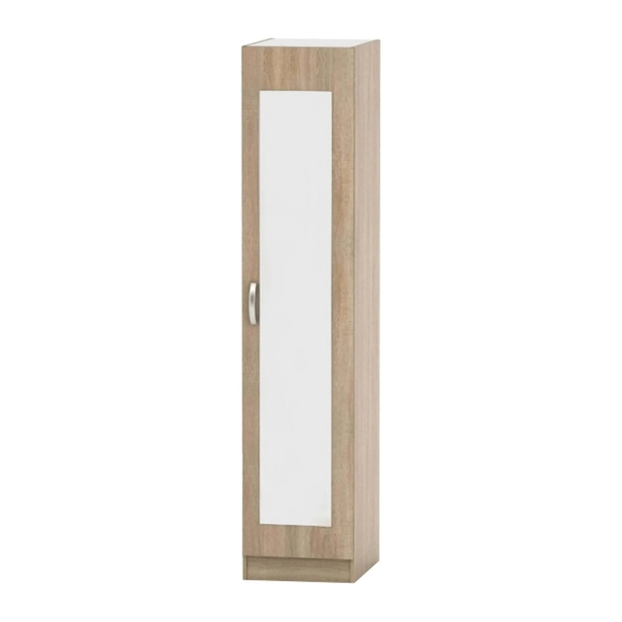 Dulap cu oglinda BETTY 2 BE02-005-00, stejar sonoma, PAL melaminat, cu o usa, 45x57x220 cm