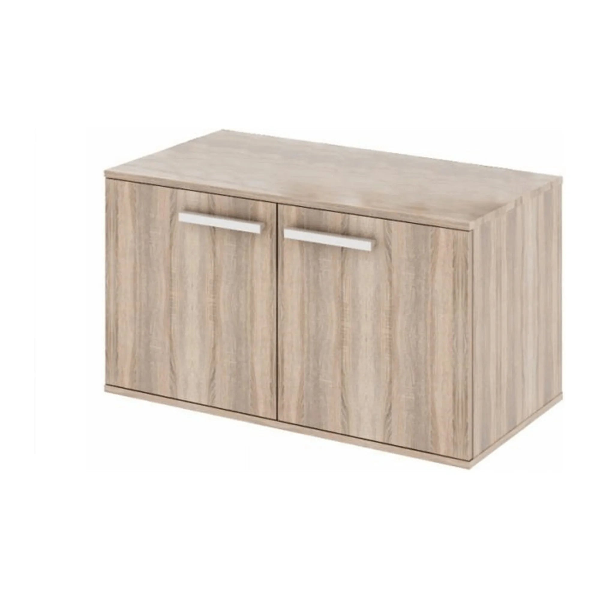 Dulap DUNAJ TIPUL7, stejar sonoma, PAL melaminat/metal, cu 2 usi, 90x51x47 cm