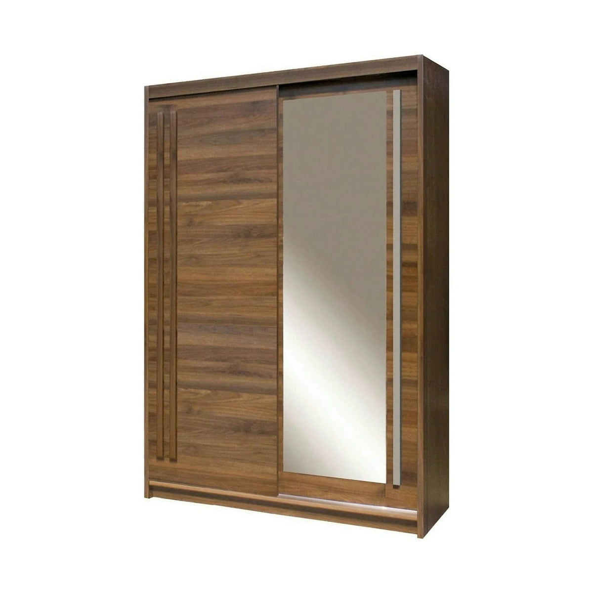 Dulap EFFECT, stejar columbia, PAL, cu 2 usi, 150x59x215 cm