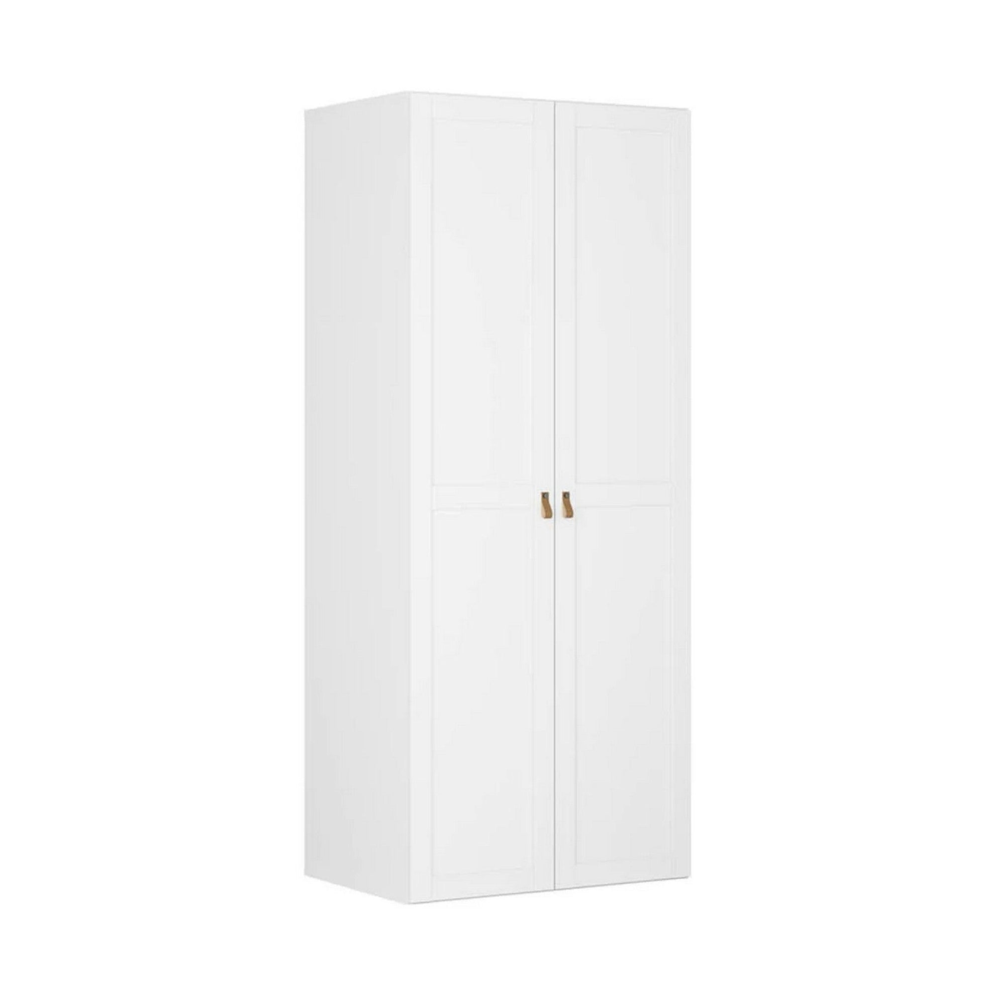 Dulap FLEX, alb, PAL, cu 2 usi, 100x66x240 cm