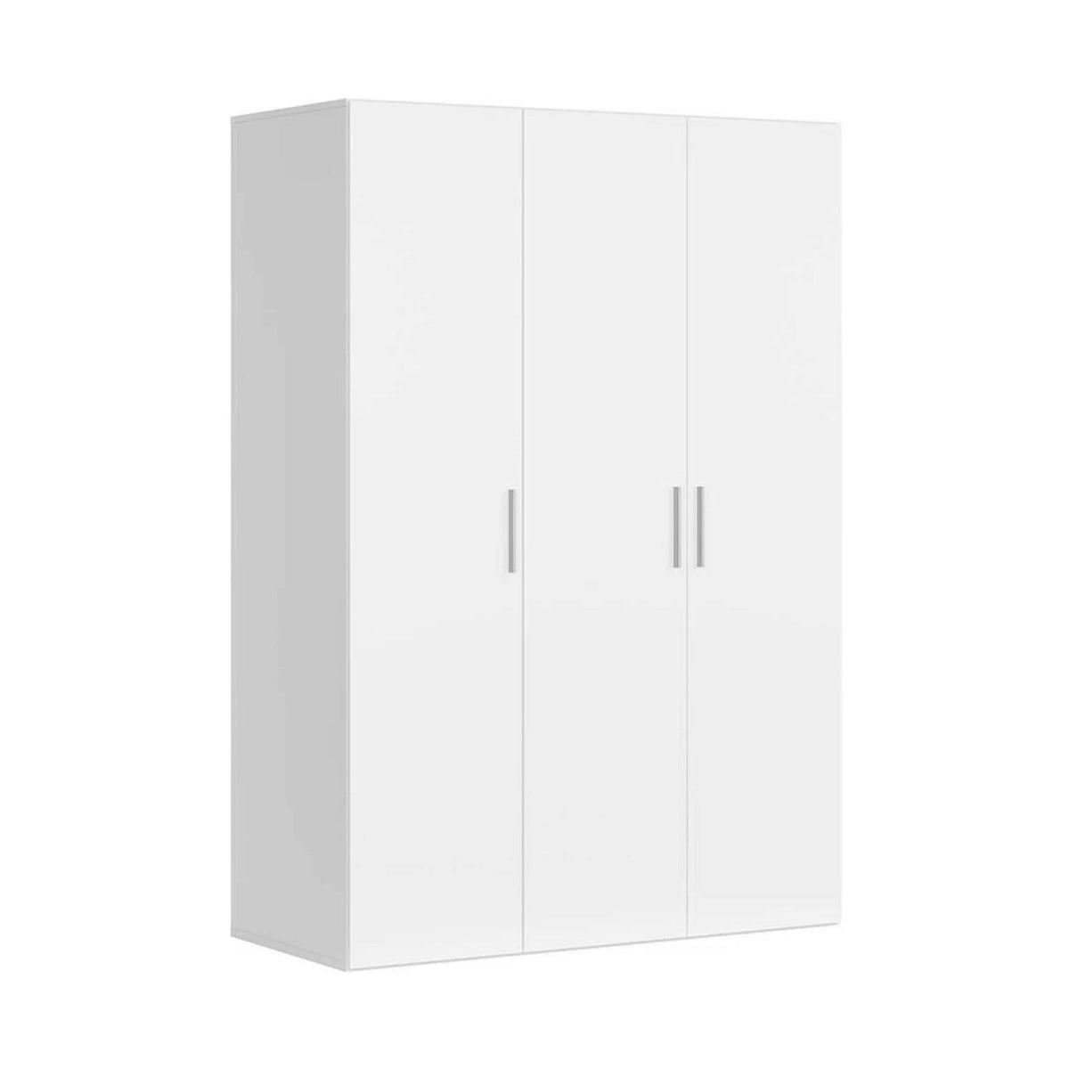 Dulap FLEX, alb, PAL, cu 3 usi, 150x66x218 cm