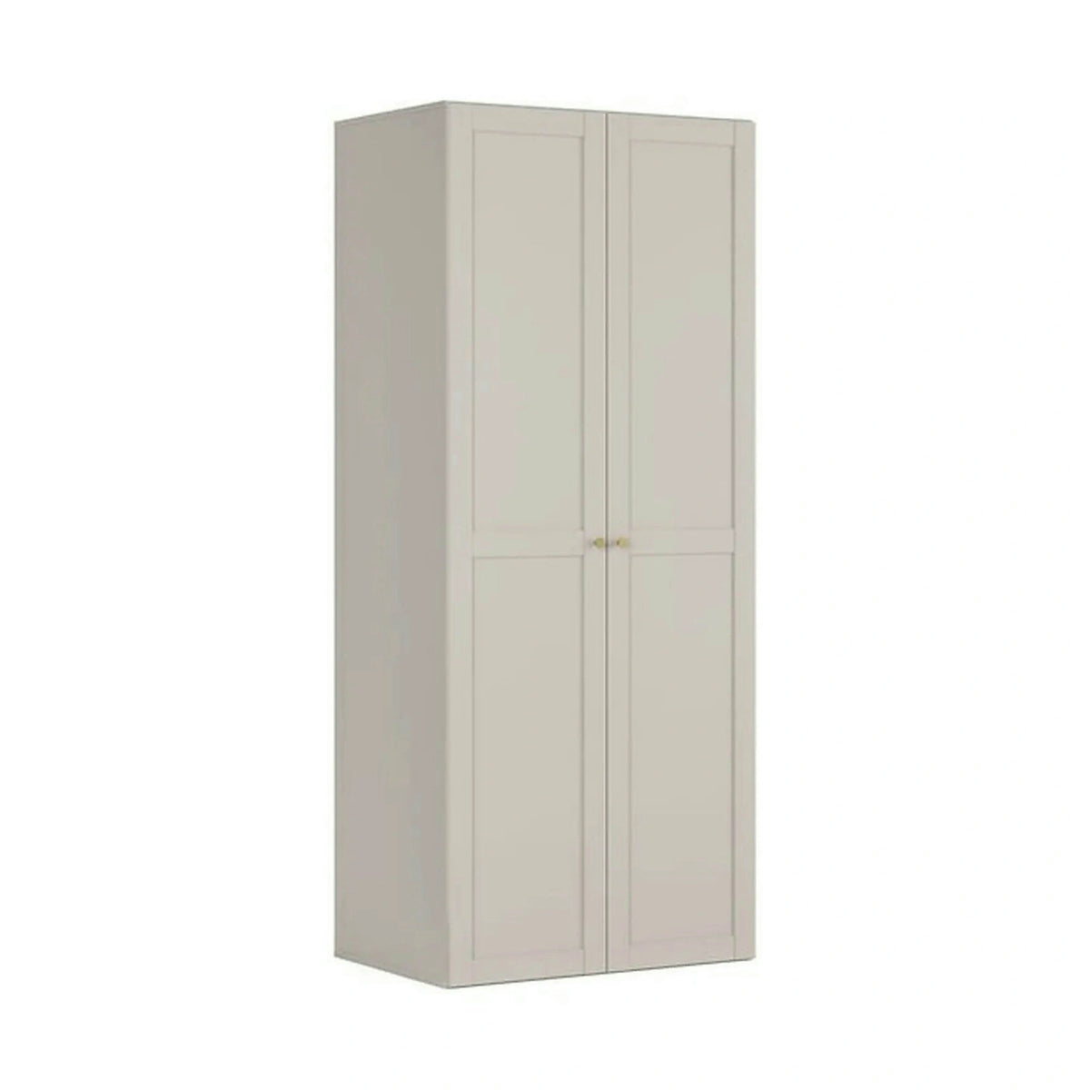 Dulap FLEX, casmir/auriu, PAL, cu 2 usi, 100x66x240 cm