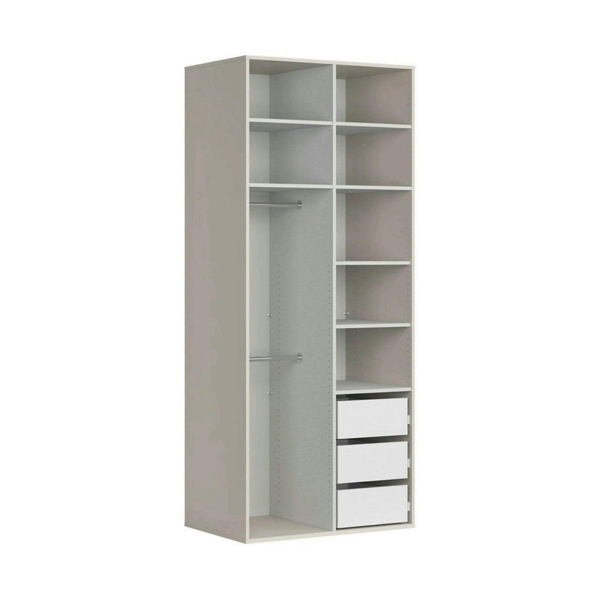 Dulap FLEX, casmir, PAL, cu 2 usi, 100x66x240 cm