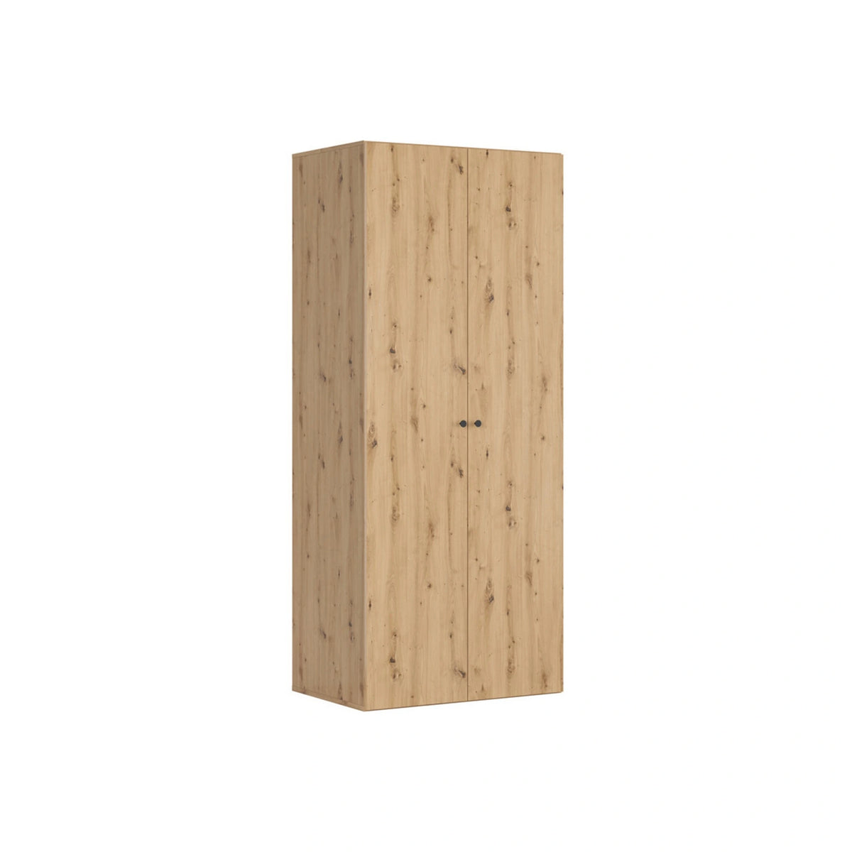 Dulap FLEX, stejar artisan, PAL, cu 2 usi, 100x66x240 cm