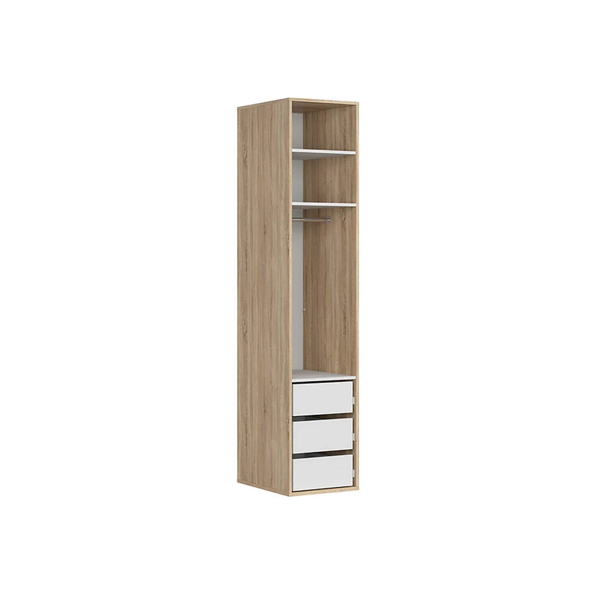 Dulap FLEX, stejar sonoma, PAL, cu o usa, 50x66x240 cm