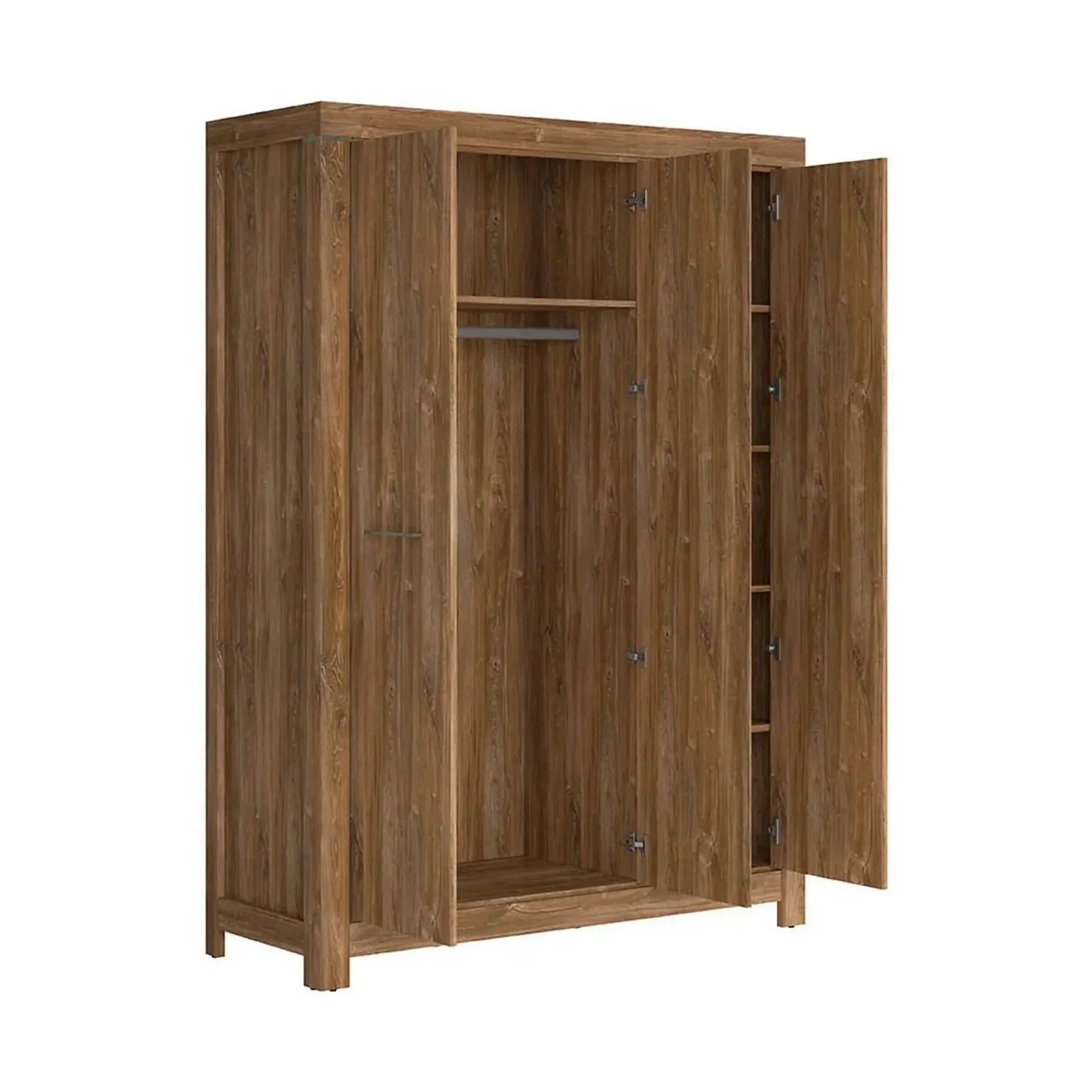 Dulap GENT, stejar, PAL, cu 3 usi, 150x56x210 cm