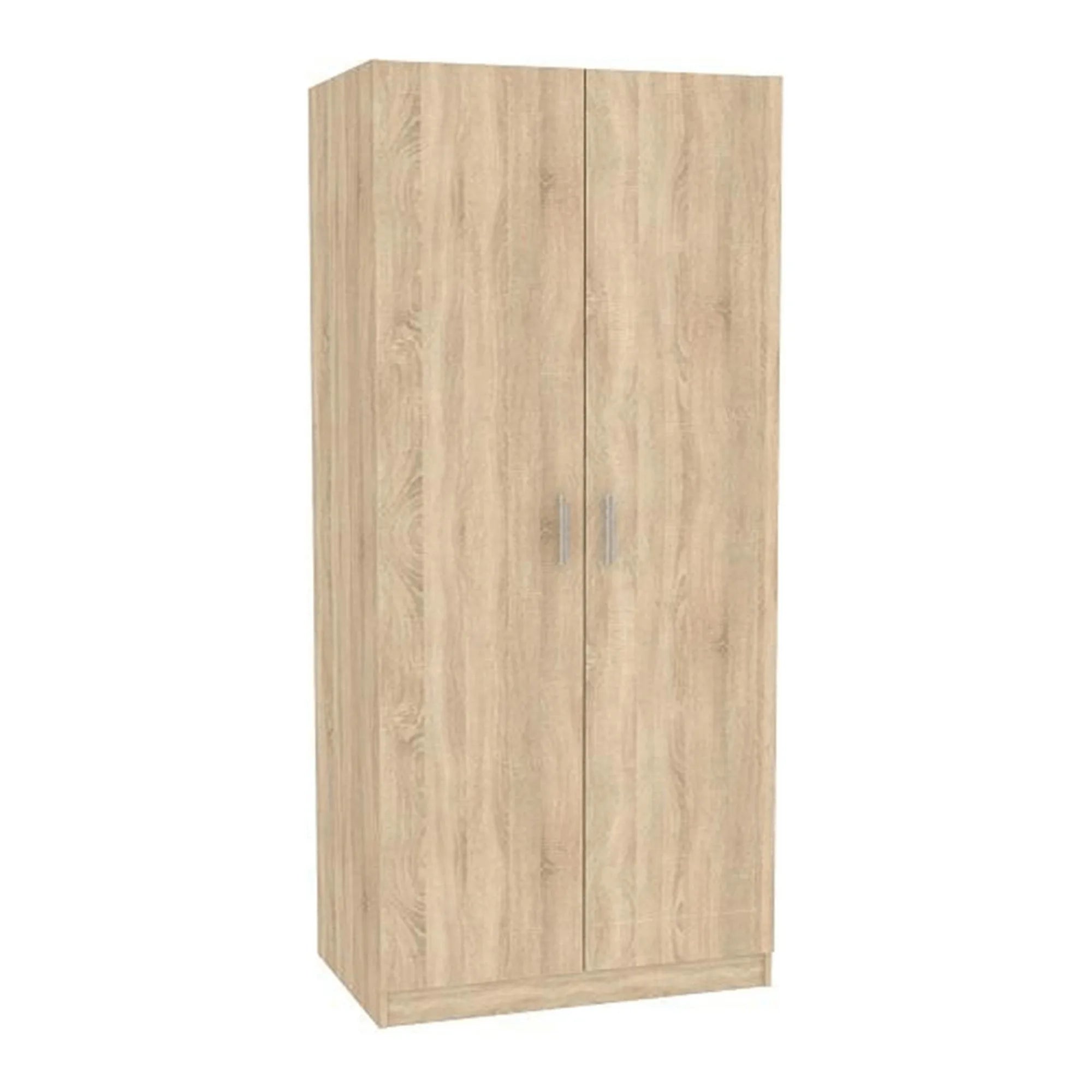 Dulap INVITA, stejar sonoma, PAL melaminat, cu 2 usi, 90x60x200 cm