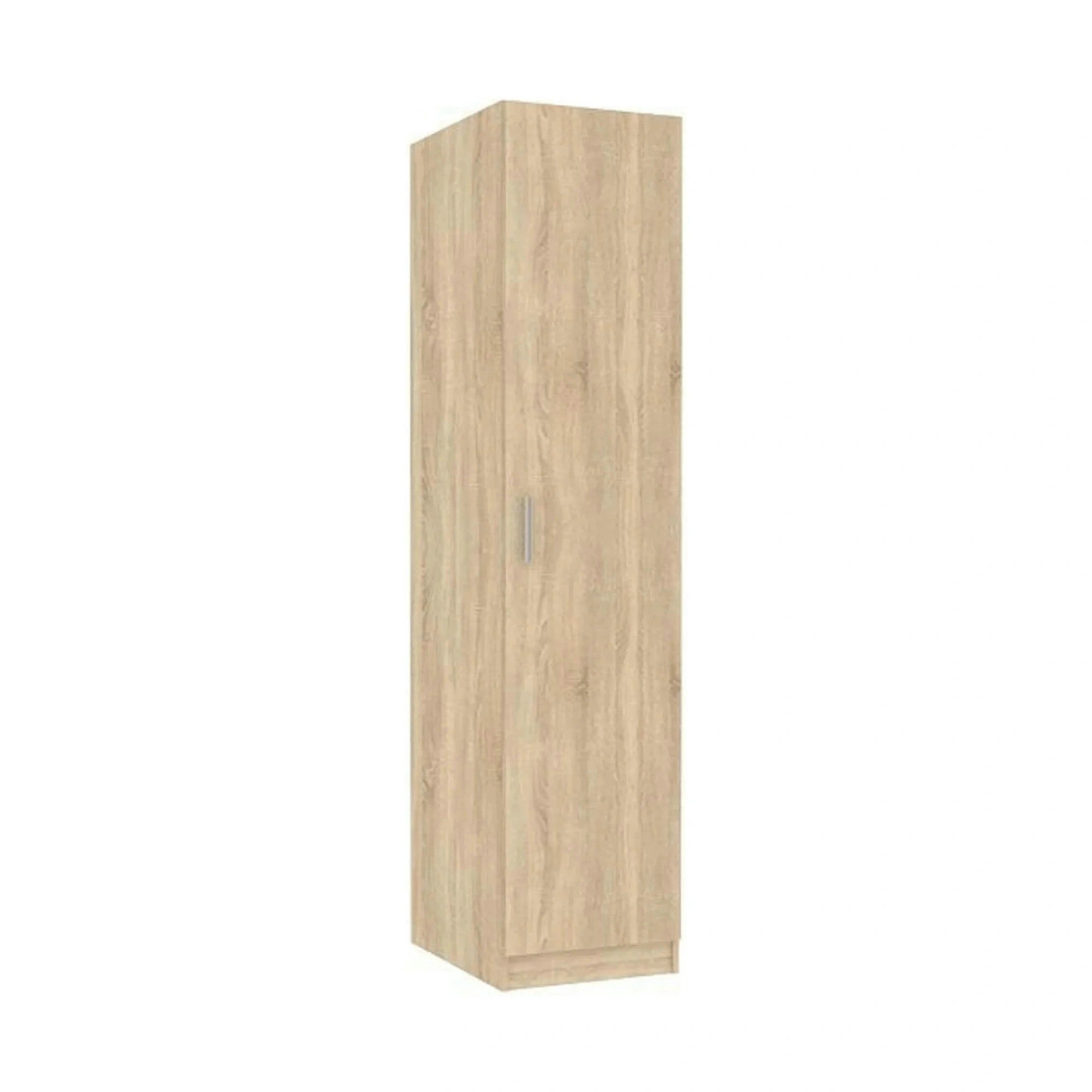 Dulap INVITA Tip 1, stejar sonoma, DTD laminat, cu o usa, 46x60x200 cm