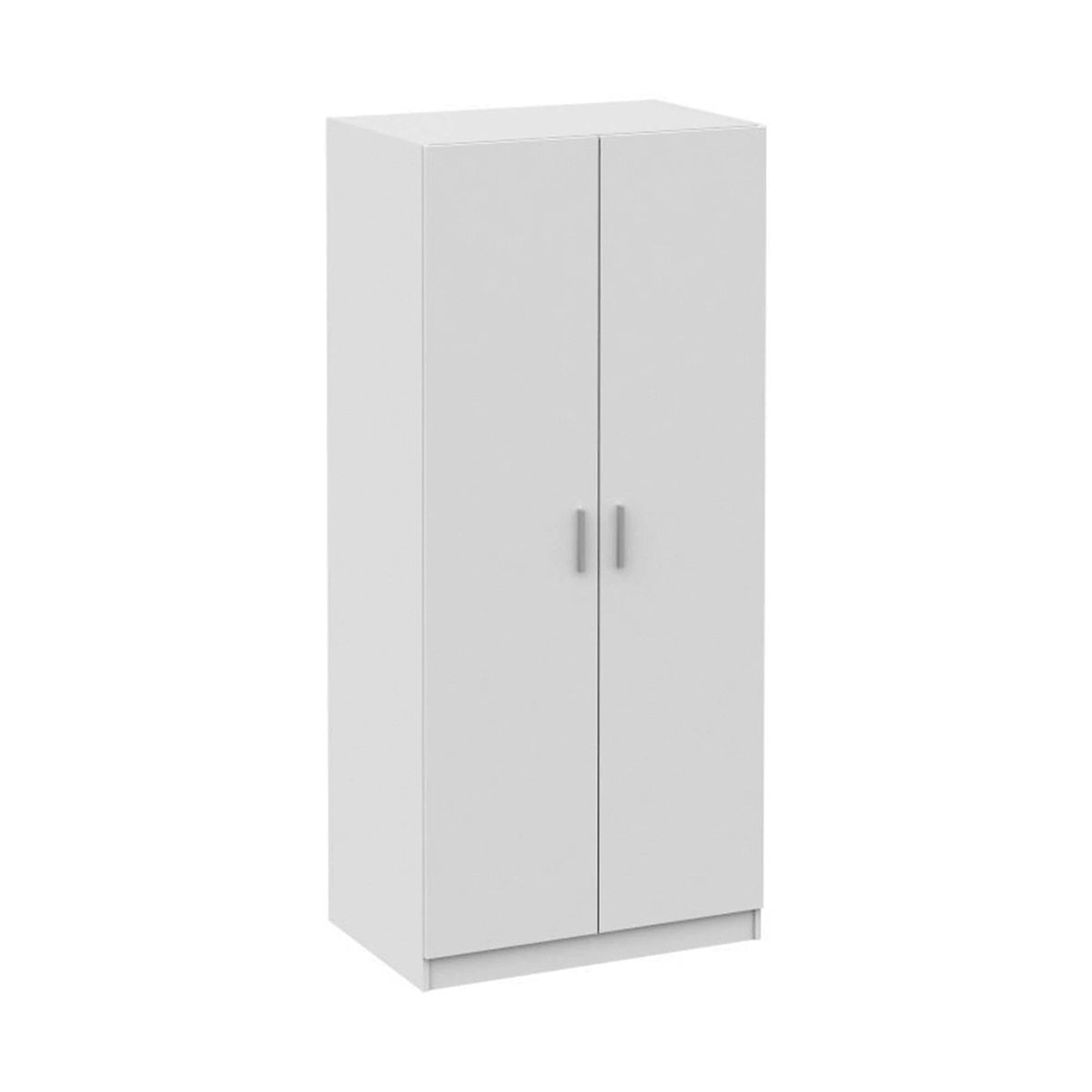 Dulap INVITA Tip 4, alb, DTD laminat, cu 2 usi, 90x60x200 cm