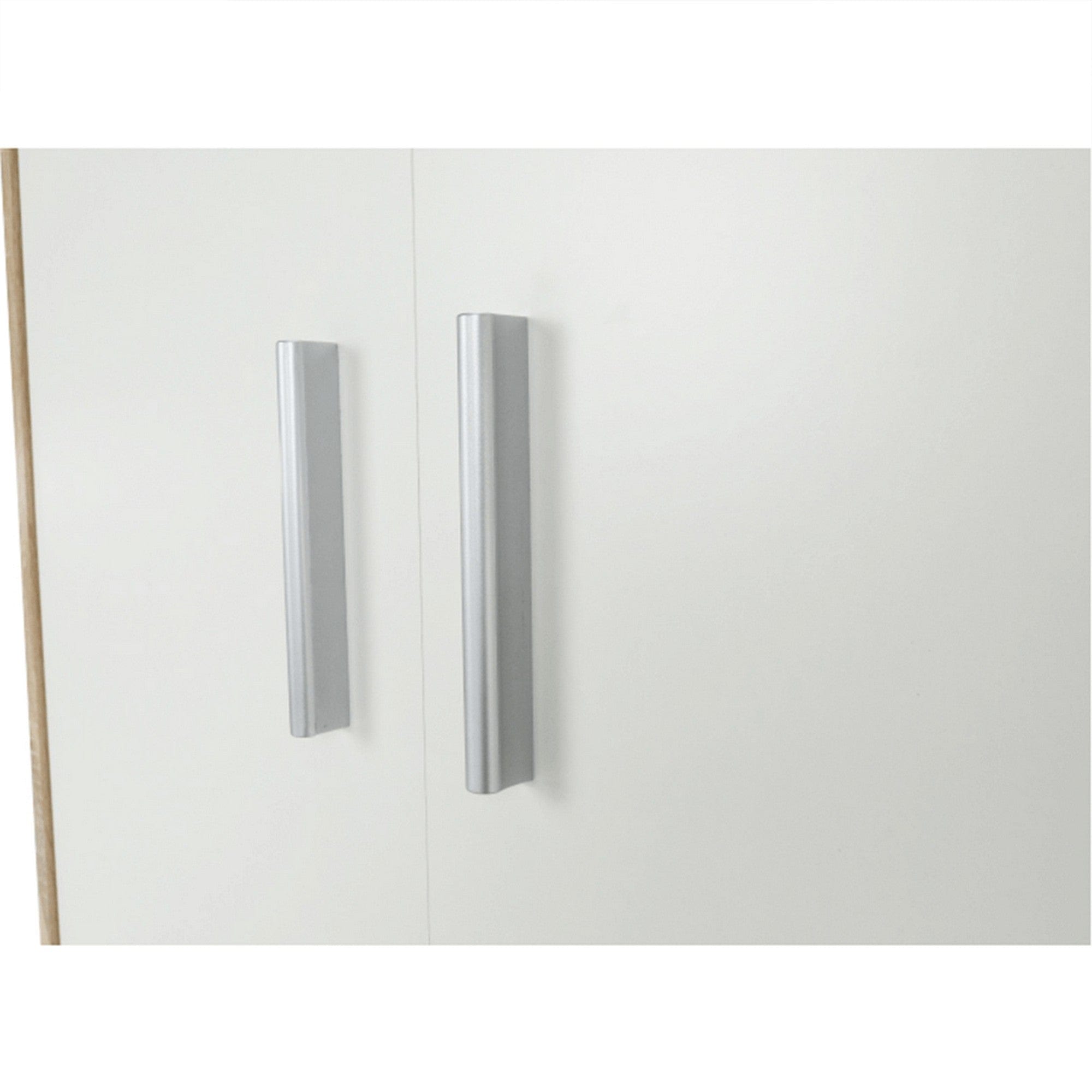 Dulap JOHAN 2 NEW 05, stejar sonoma/alb, DTD laminat, cu 2 usi, 73x34x186 cm