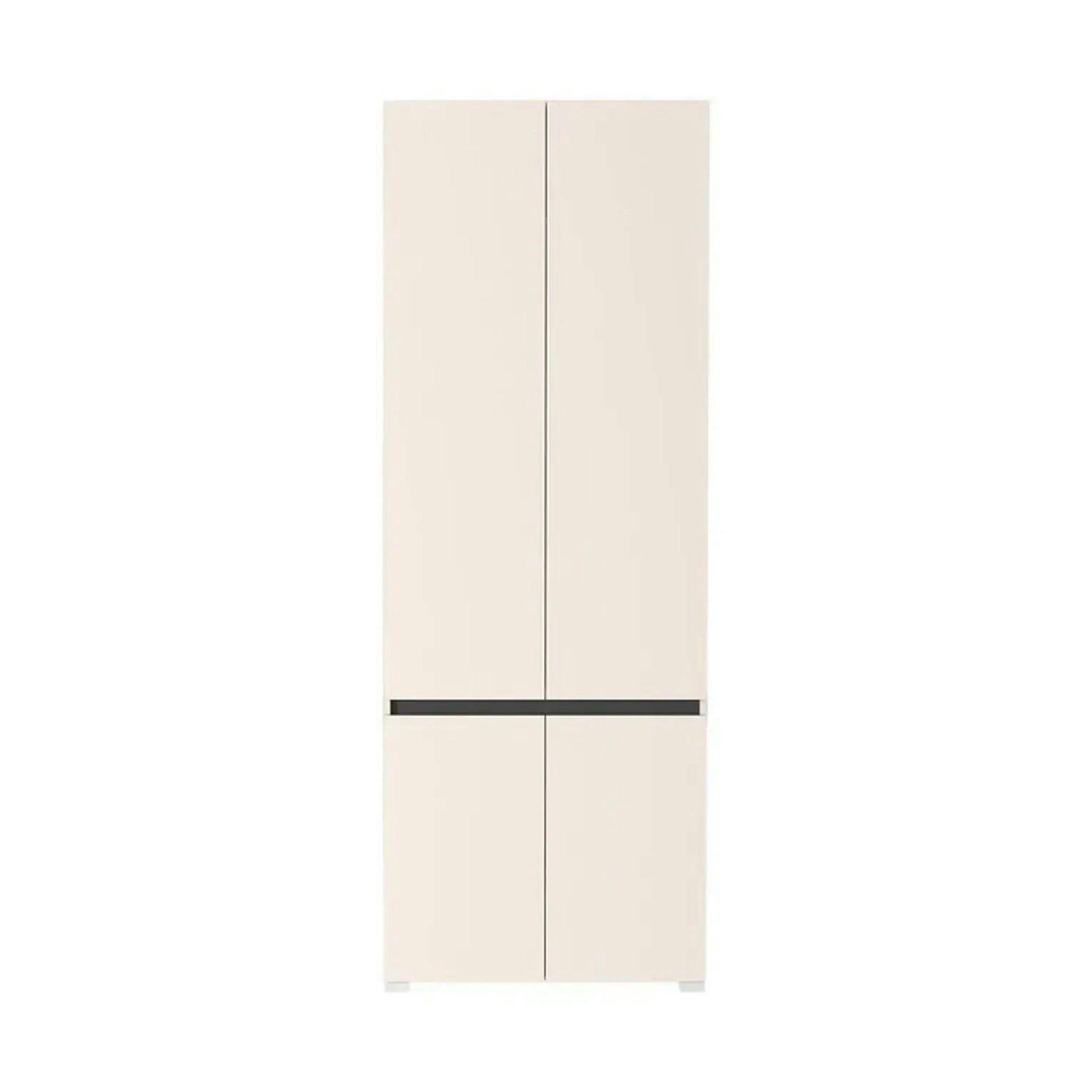 Dulap LONDON 5, casmir/gri antracit, PAL, cu 4 usi, 80x38x220 cm
