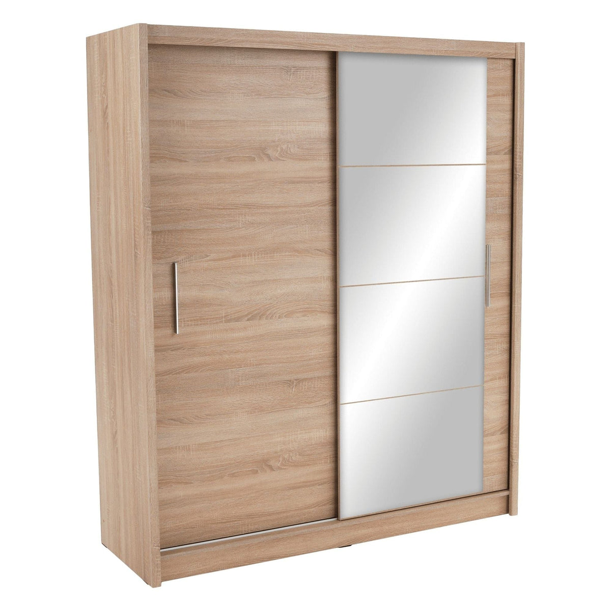 Dulap LOW, stejar sonoma, DTD laminat, cu 2 usi, 180x61x215 cm