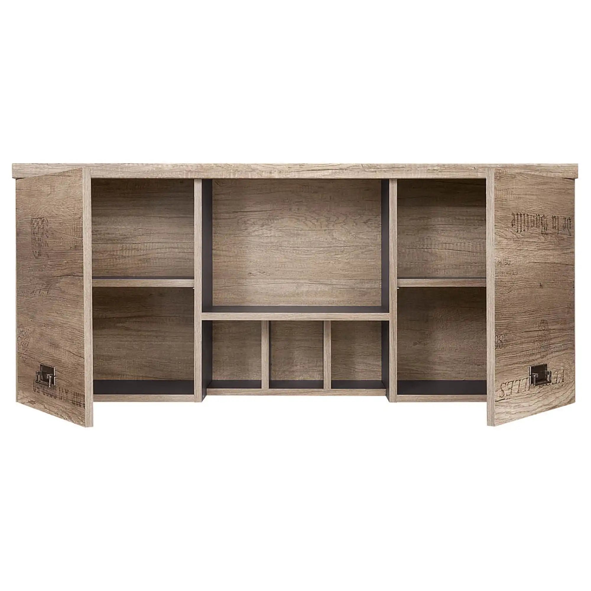 Dulap MALCOLM, stejar canyon, PAL, cu 2 usi, 120x31x51 cm