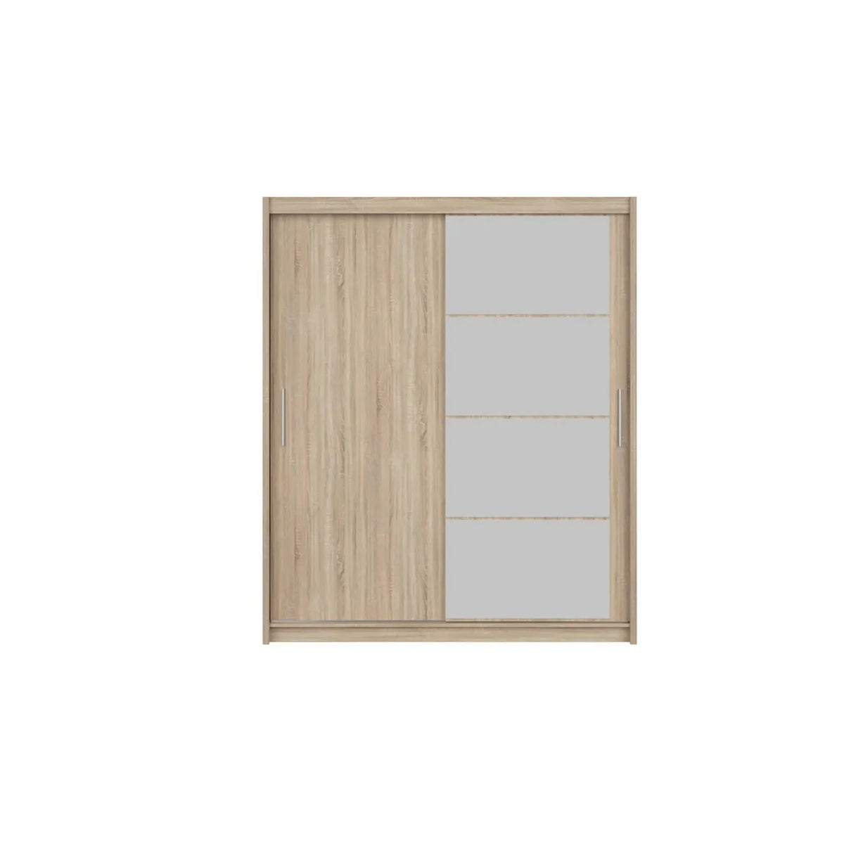 Dulap MARIO 180, stejar sonoma, PAL, cu 2 usi, 180x61x216 cm