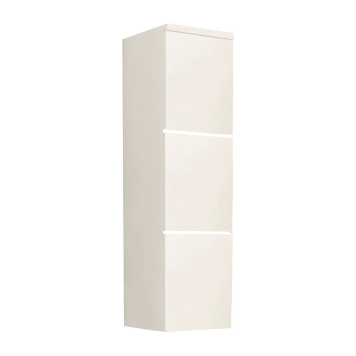 Dulap MASON BL 11, alb, DTD laminat, cu 3 usi si iluminare LED, 30x31x110 cm