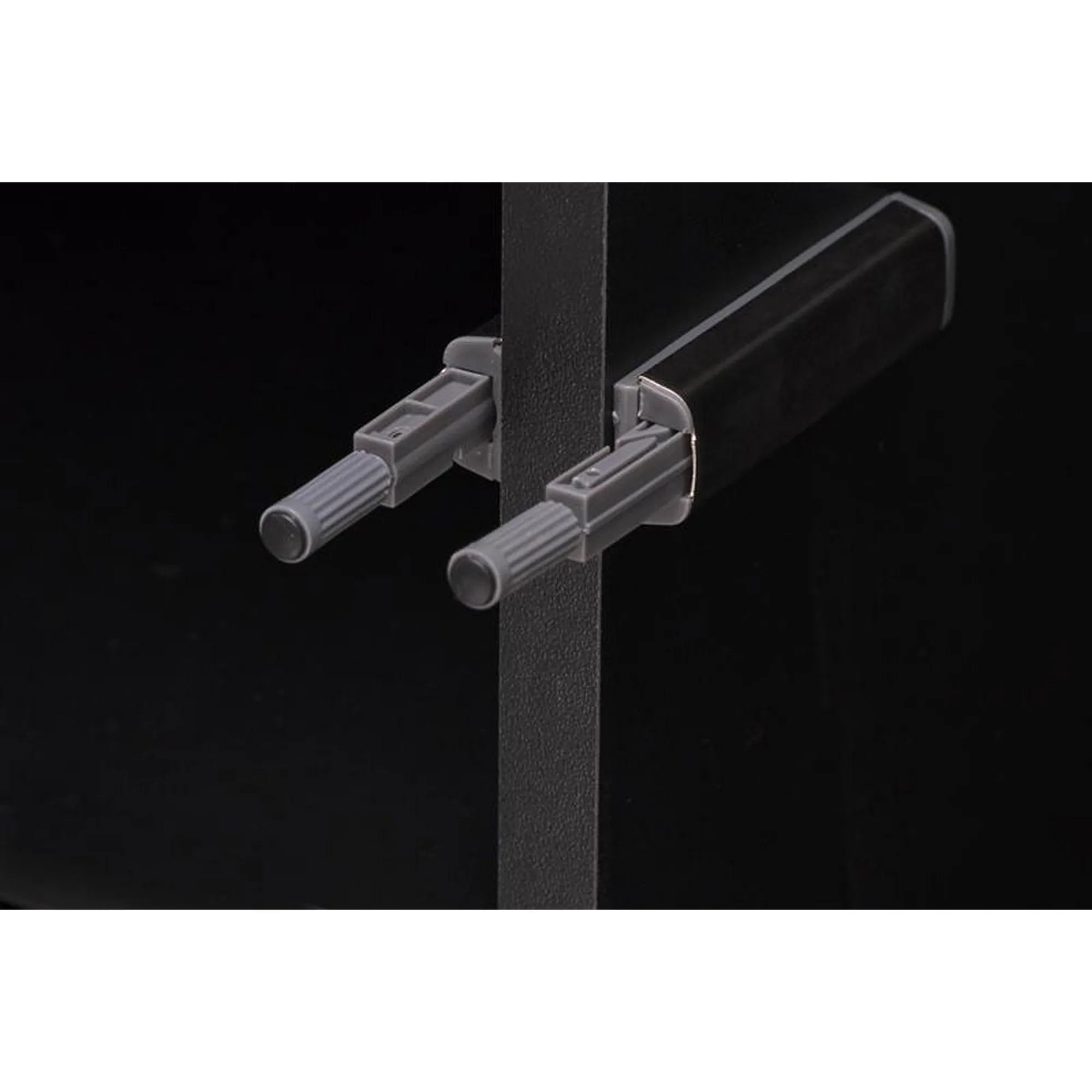 Dulap MURANO, stejar artisan/negru, cu 2 usi si 2 sertare, 80x53x205 cm