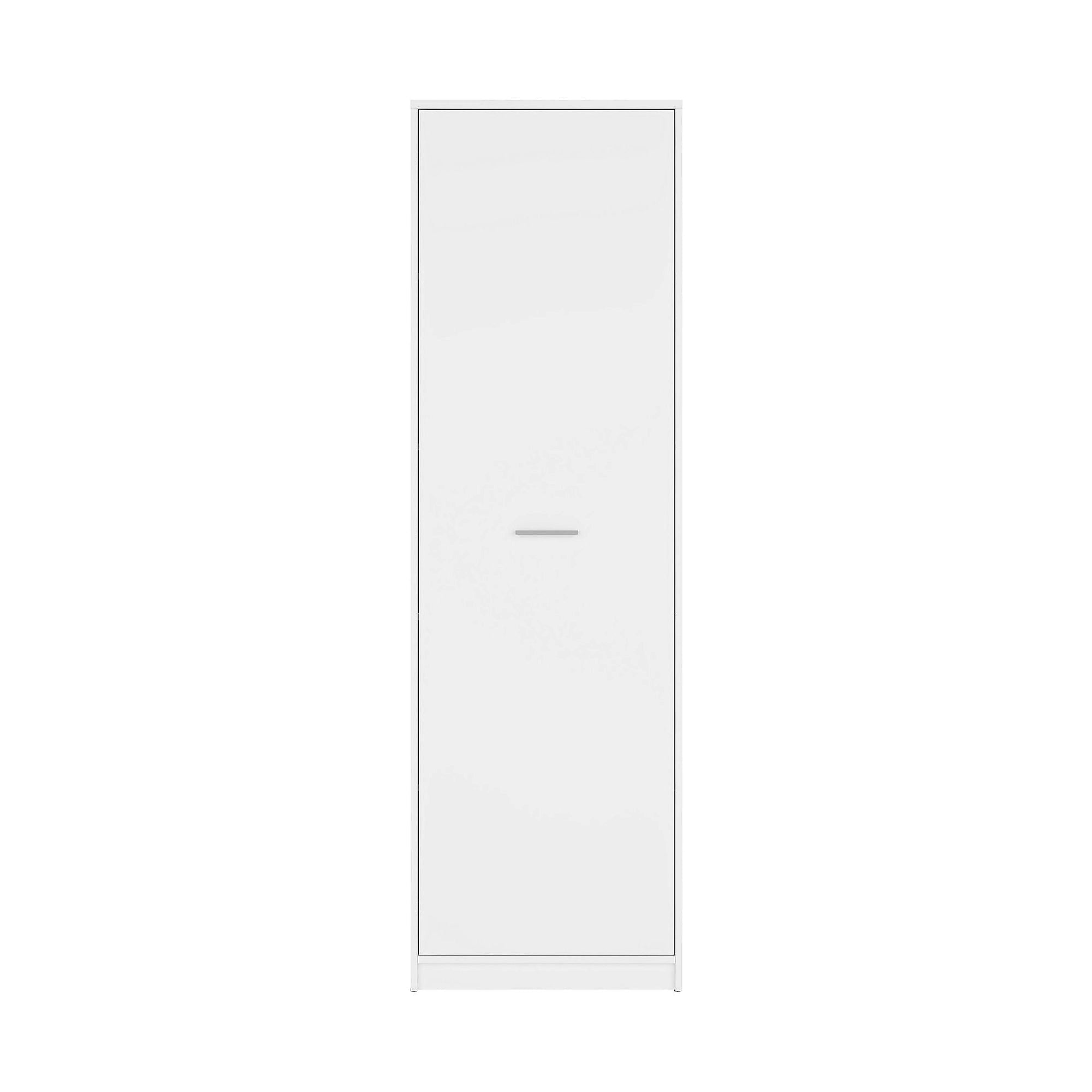 Dulap NEPO PLUS, alb, PAL, cu o usa, 60x34x197 cm