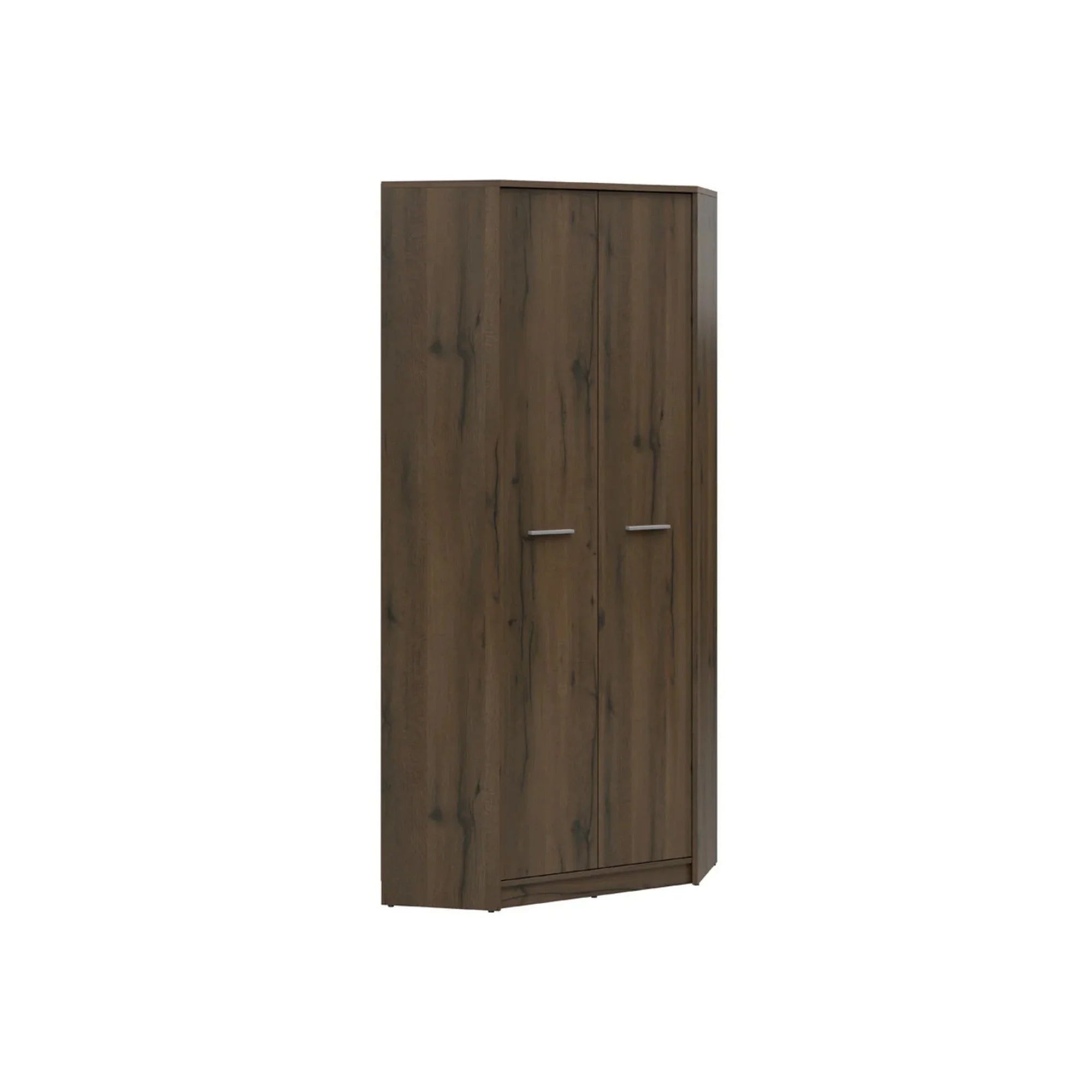 Dulap NEPO PLUS, stejar nobil, PAL laminat, cu 2 usi, 80x80x197 cm