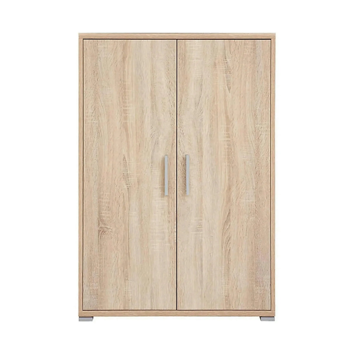 Dulap OFFICE, stejar sonoma, PAL laminat, cu 2 usi, 80x35x114 cm