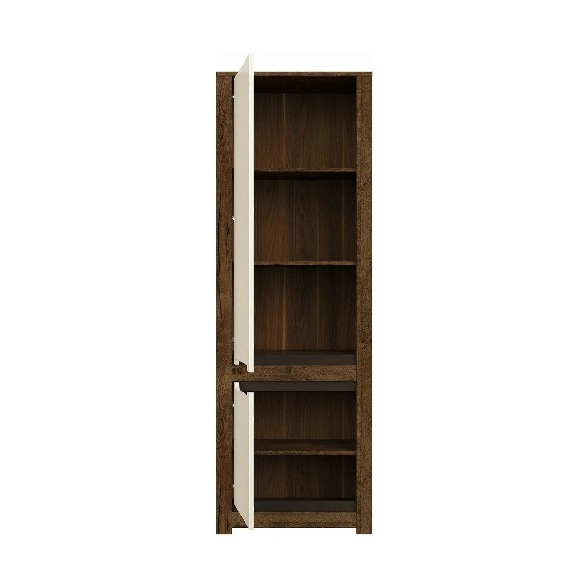 Dulap RUSO, bej/stejar april, PAL, cu 2 usi, 69x46x205 cm