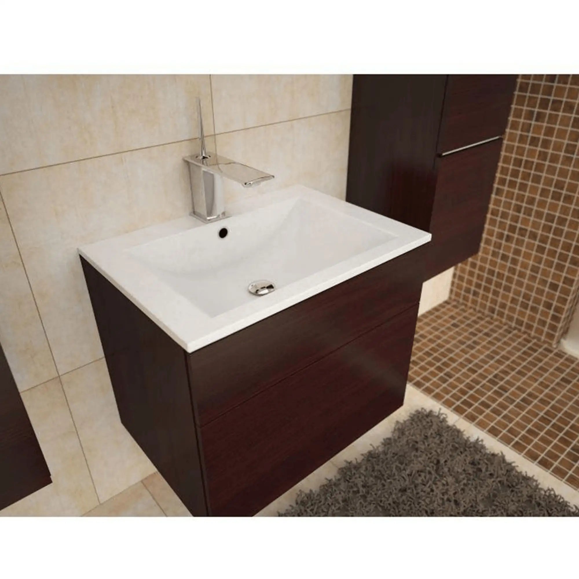 Dulap sub chiuveta MASON WE13, wenge, DTD laminat, 60x45x47 cm