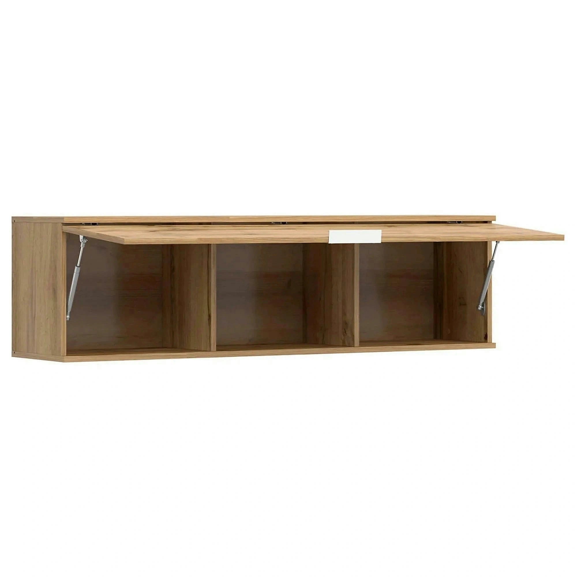 Dulap suspendat ZELE, stejar wotan, PAL laminat, 135x31x37 cm