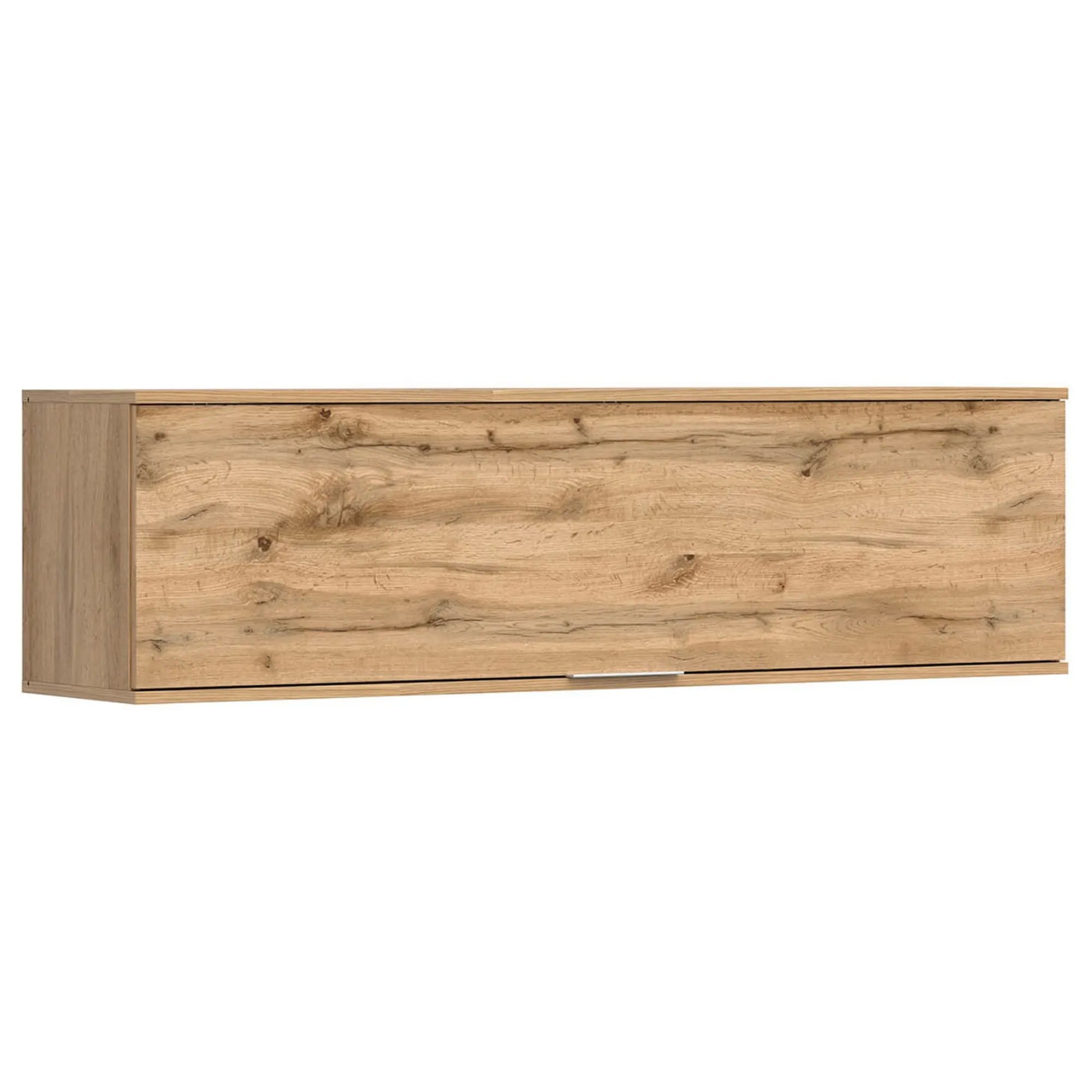 Dulap suspendat ZELE, stejar wotan, PAL laminat, 135x31x37 cm